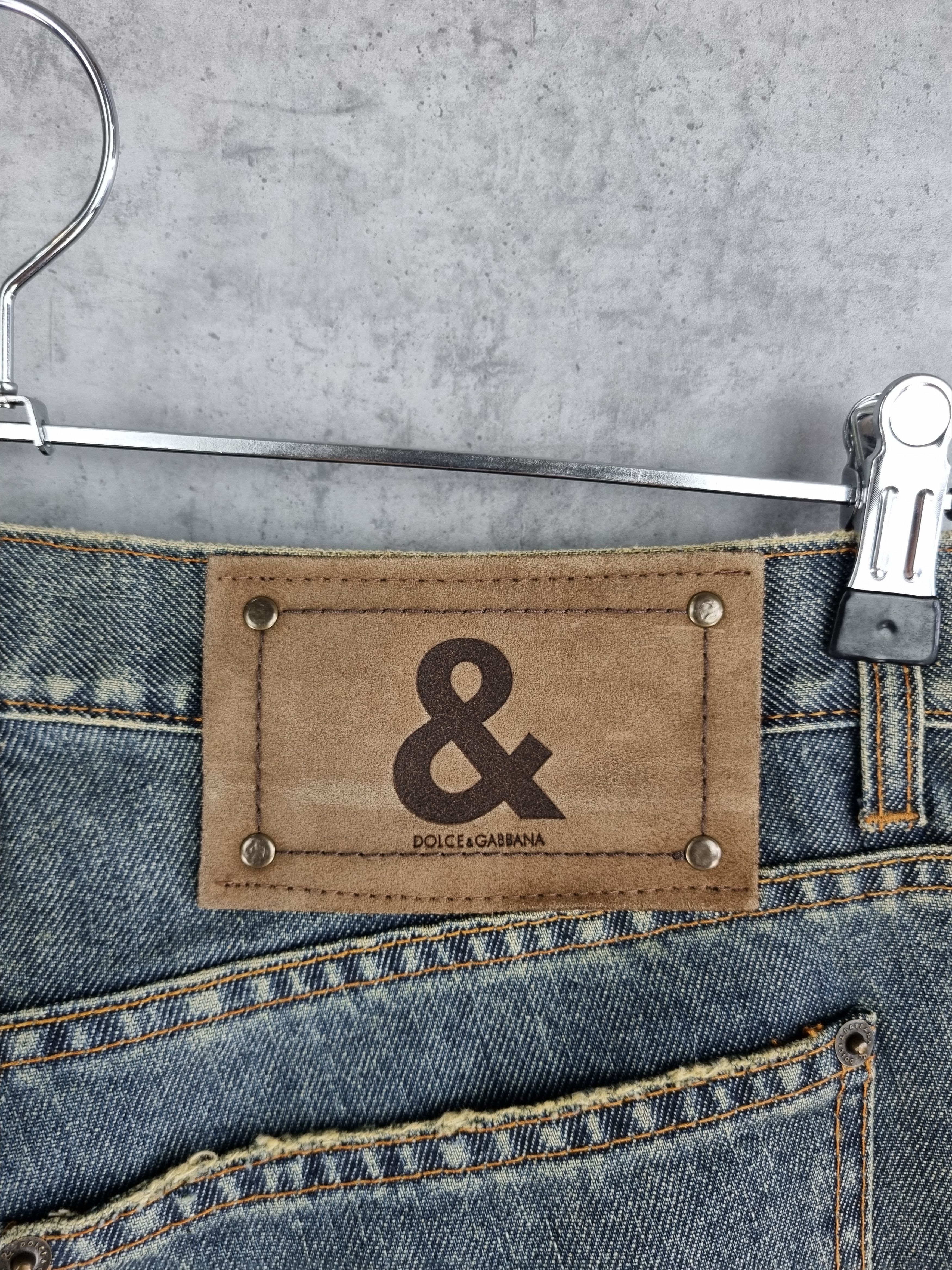 Dolce & Gabbana Dolce & Gabbana Ripped Luxury Denim Jeans Size US 30 / EU 46 - 6 Thumbnail