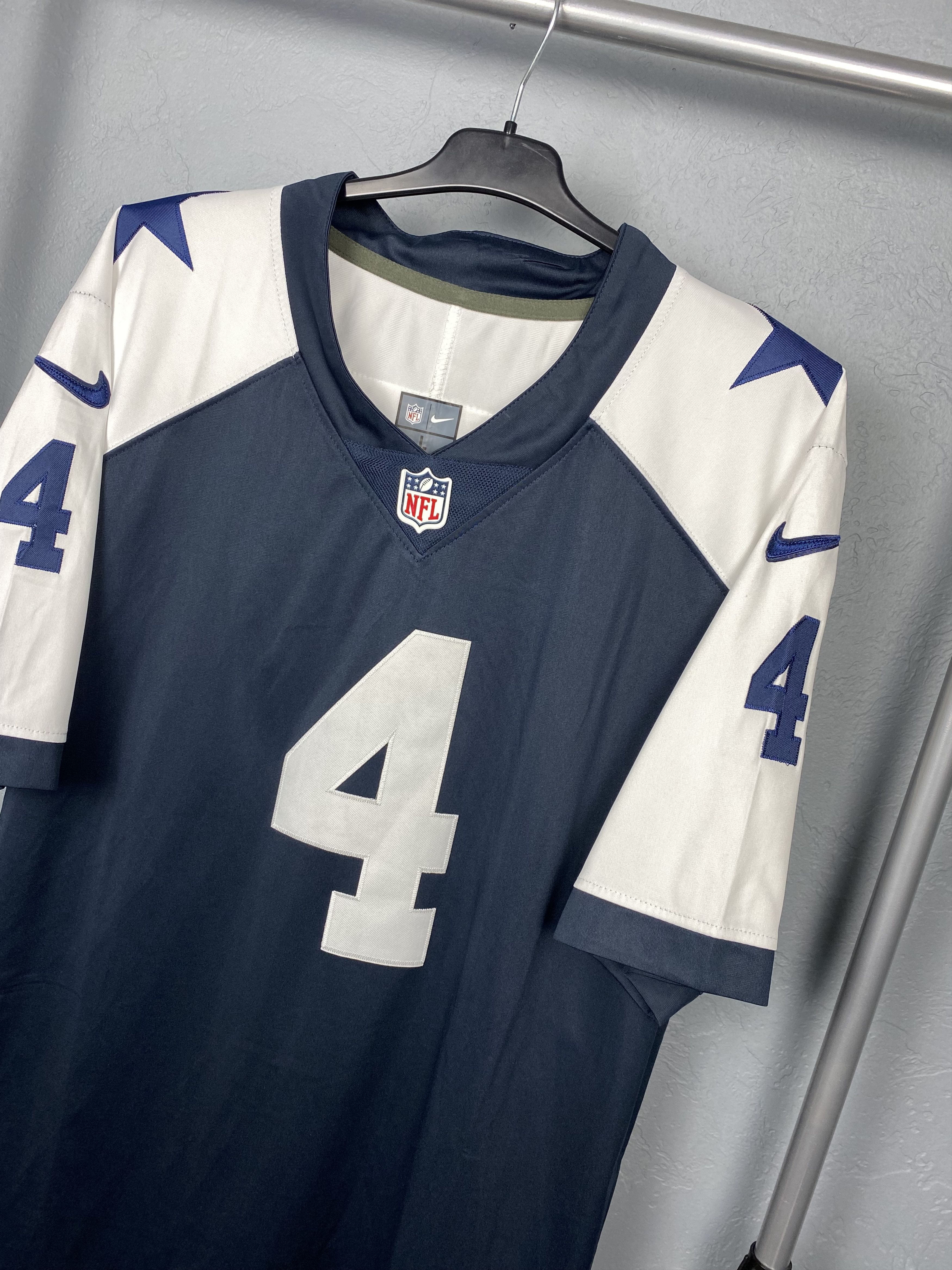 NFL Nike NFL Vintage Dak Prescott Jersey T-Shirt Tee Y2K Drill Size US L / EU 52-54 / 3 - 2 Thumbnail