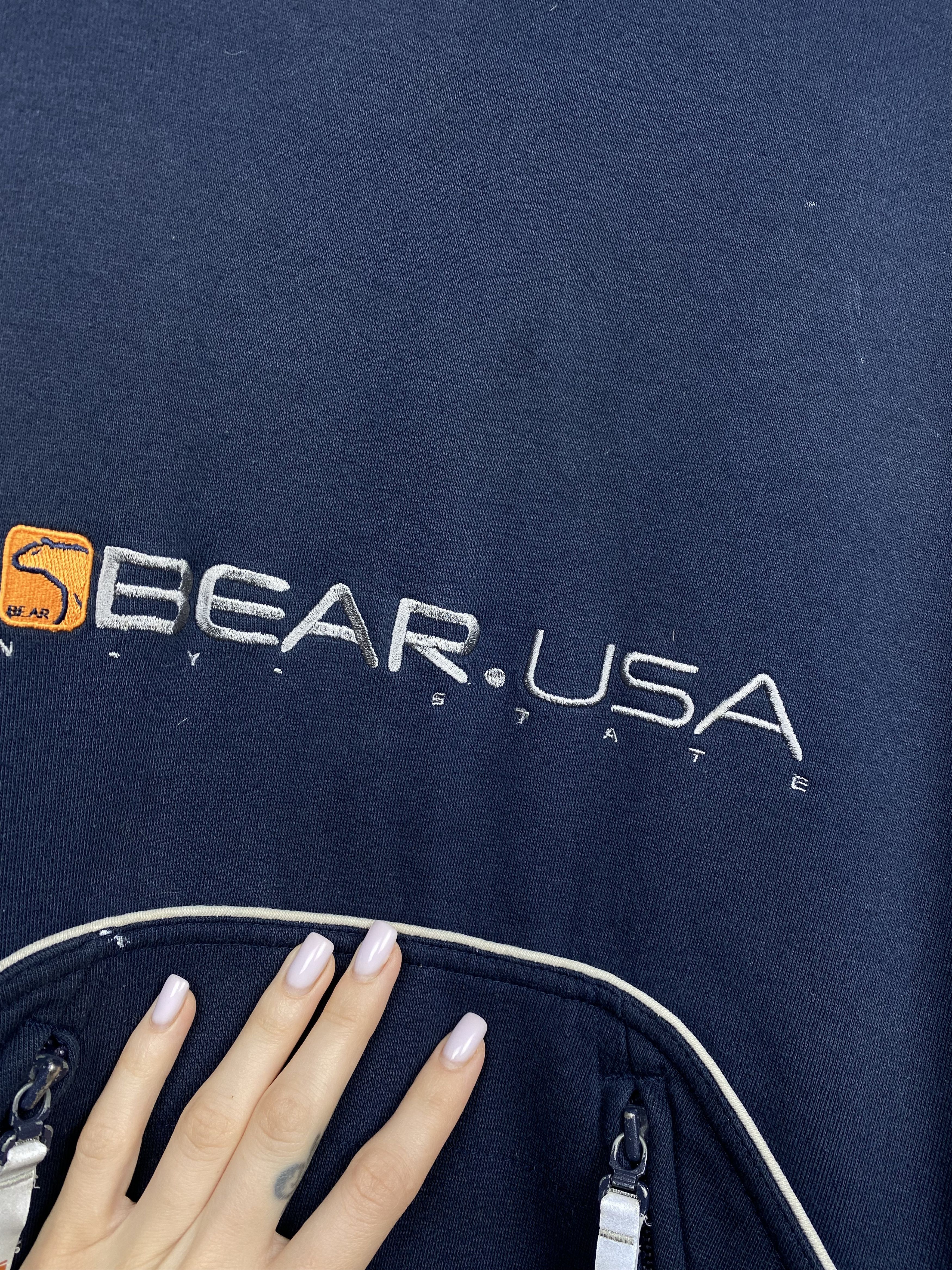 Japanese Brand Bear Usa 90s Vintage Big Logo Sweatshirt Size US M / EU 48-50 / 2 - 3 Thumbnail
