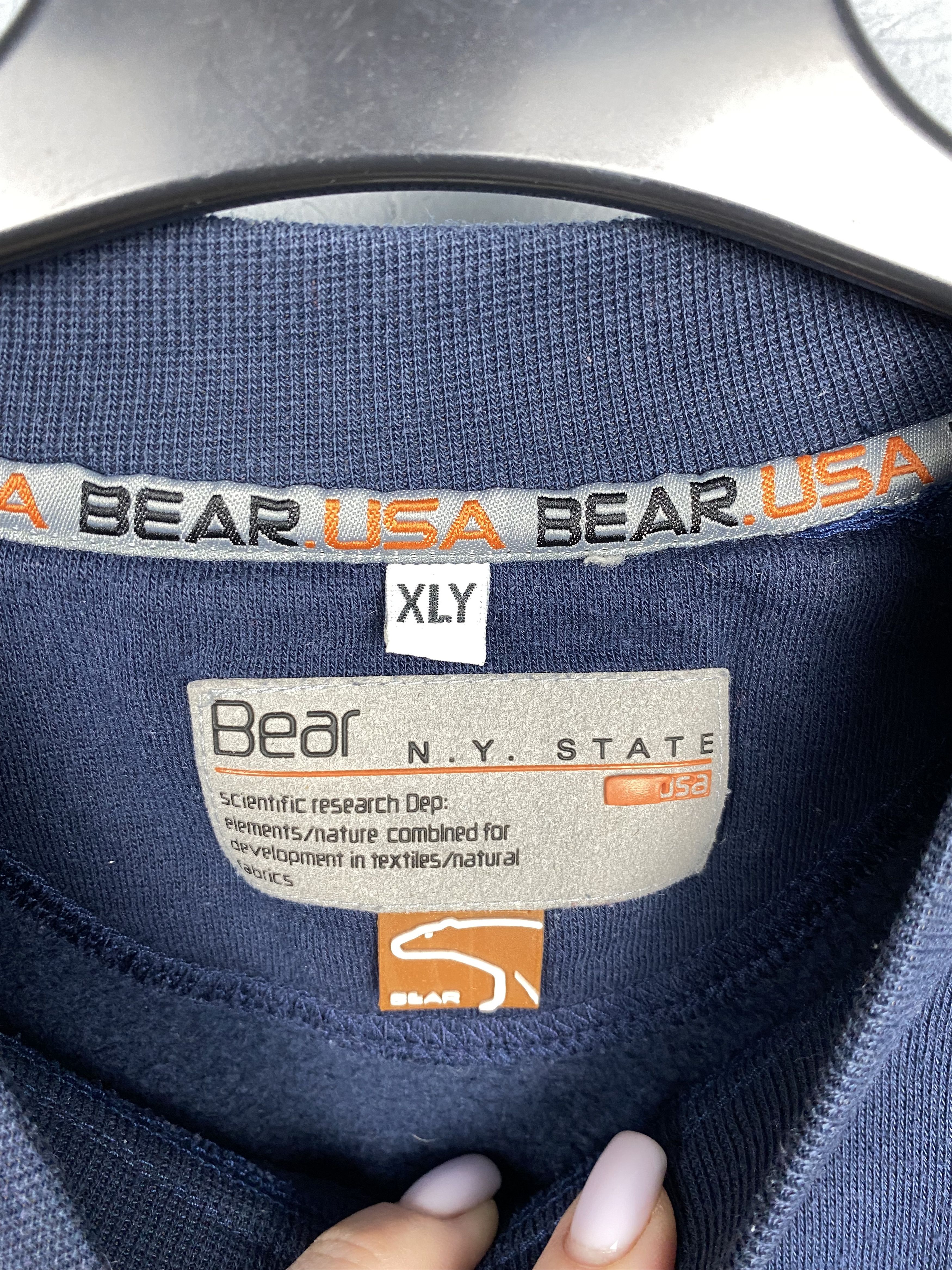 Japanese Brand Bear Usa 90s Vintage Big Logo Sweatshirt Size US M / EU 48-50 / 2 - 8 Thumbnail