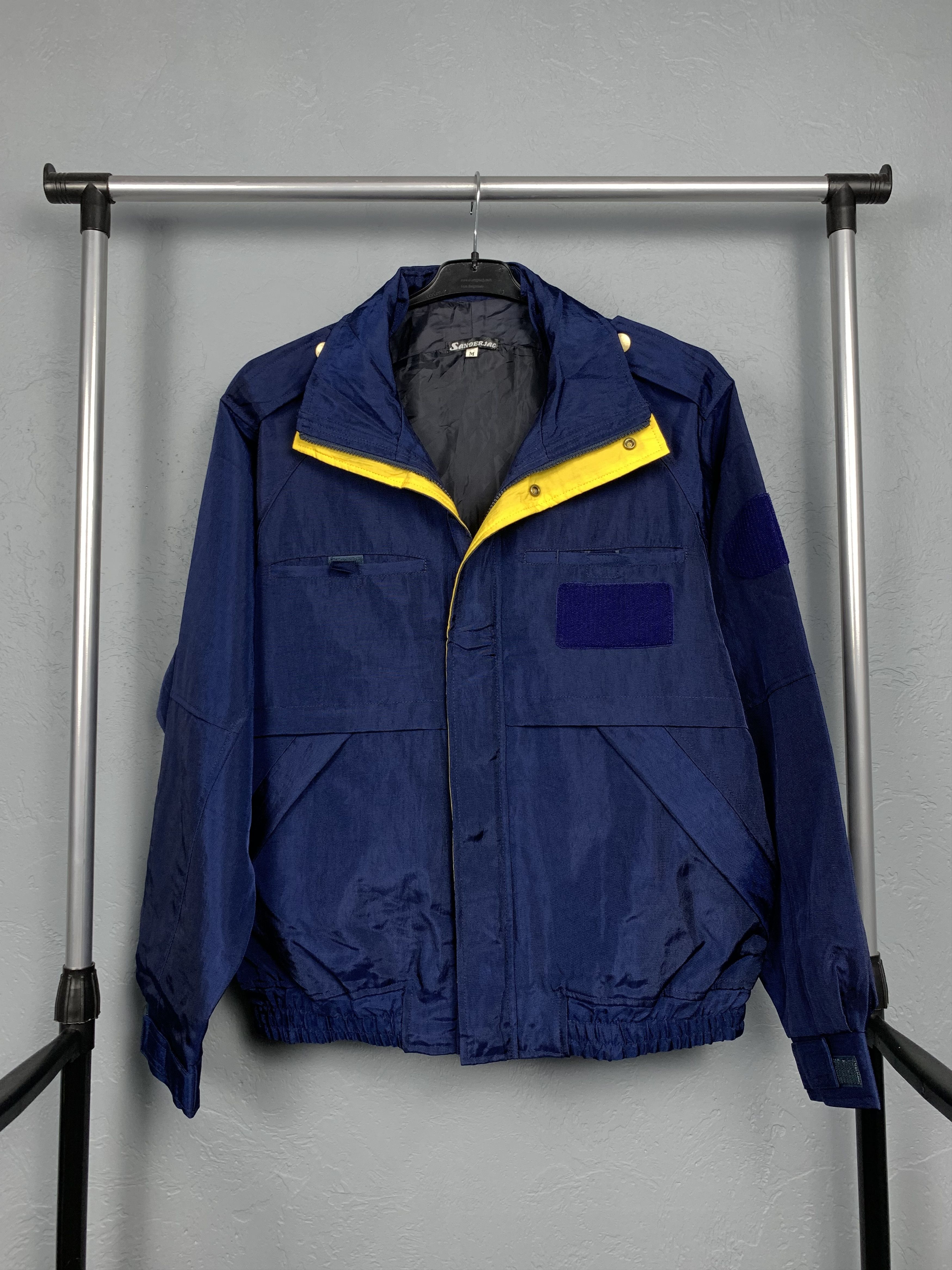 Japanese Brand Security Vintage Mens Nylon Bomber Jacket Size US M / EU 48-50 / 2 - 3 Thumbnail