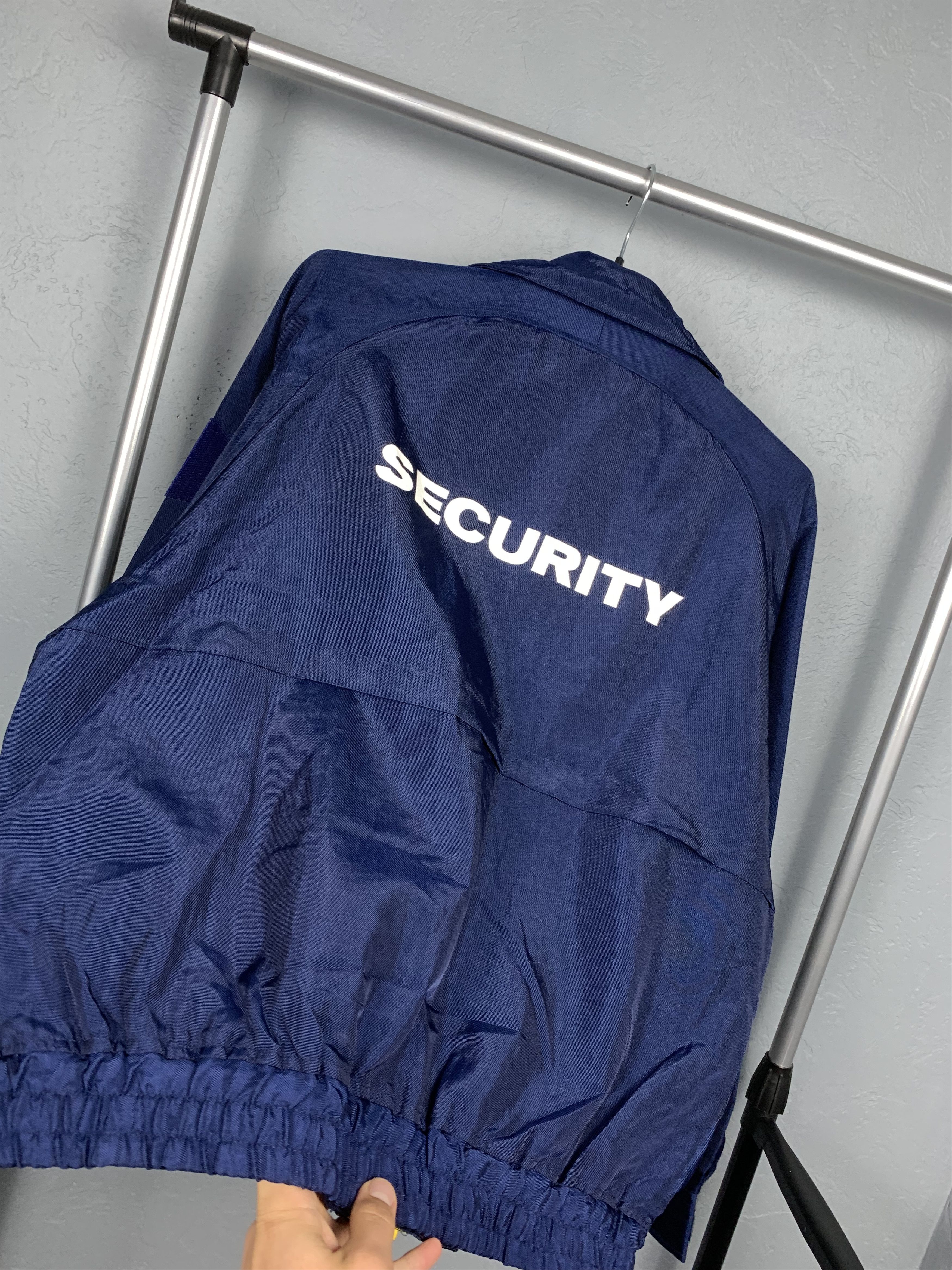 Japanese Brand Security Vintage Mens Nylon Bomber Jacket Size US M / EU 48-50 / 2 - 2 Thumbnail