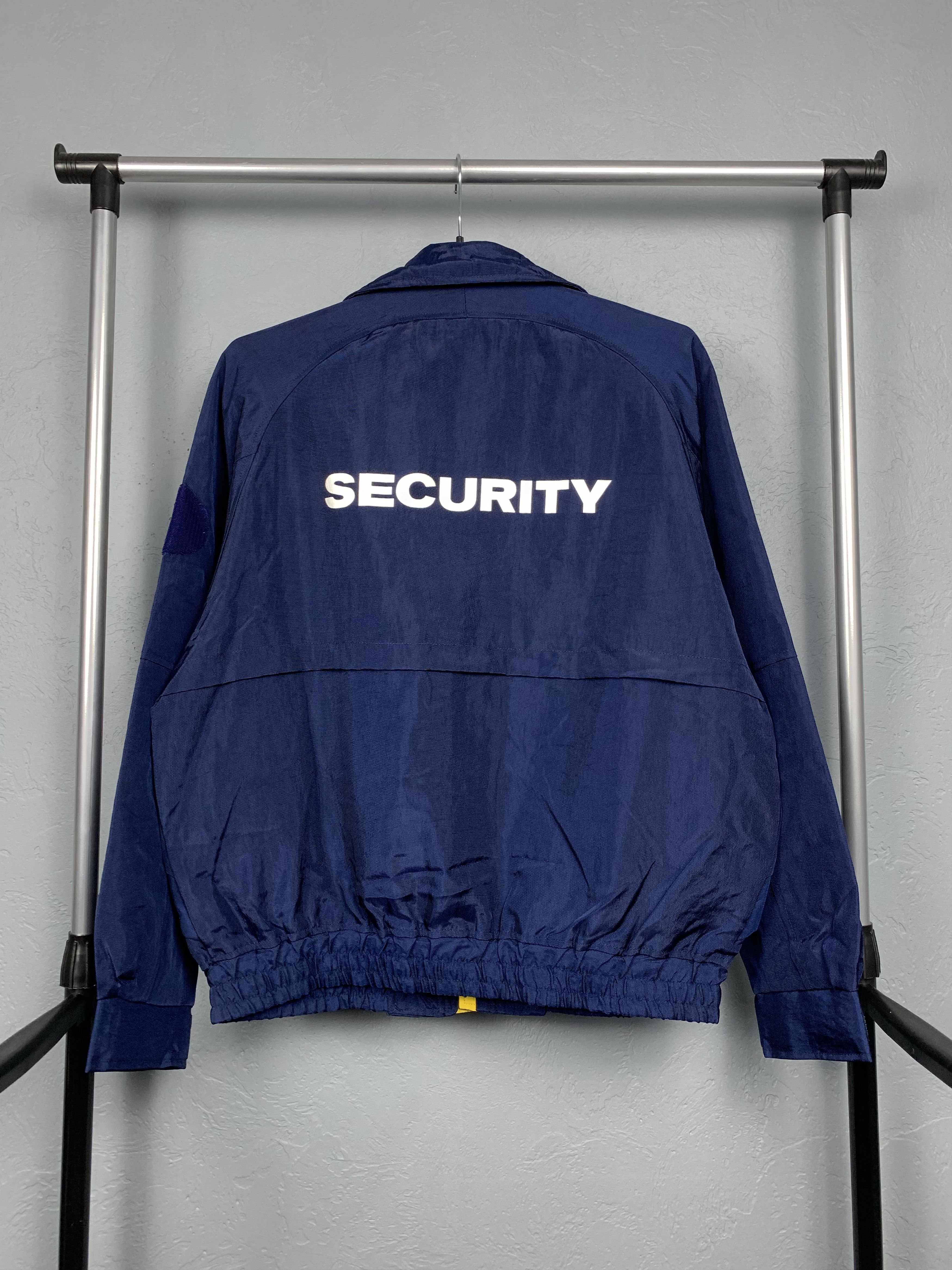Japanese Brand Security Vintage Mens Nylon Bomber Jacket Size US M / EU 48-50 / 2 - 1 Thumbnail