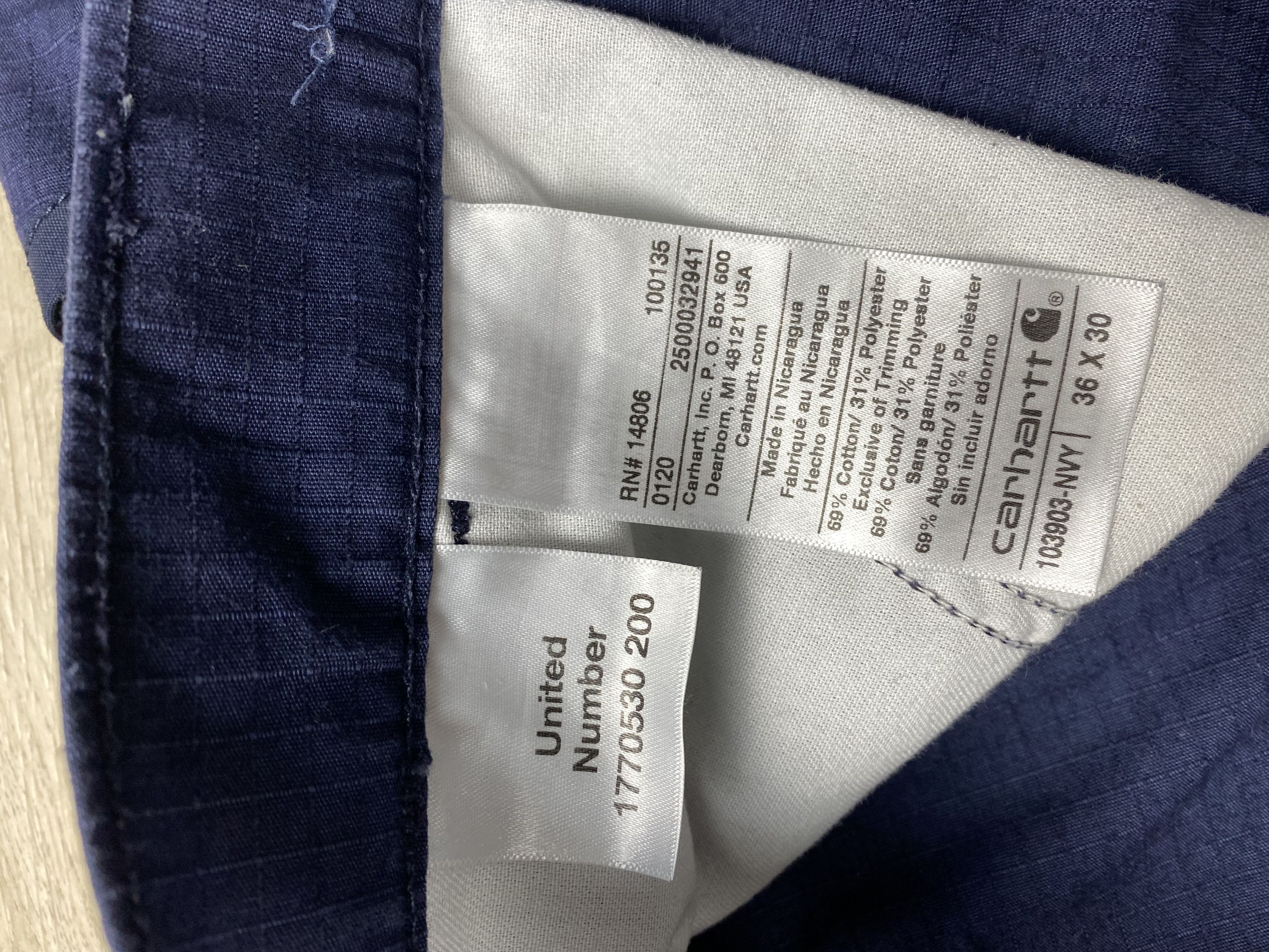 Carhartt Carhartt Vintage Mens Cargo Pants Workwear Size US 36 / EU 52 - 9 Thumbnail
