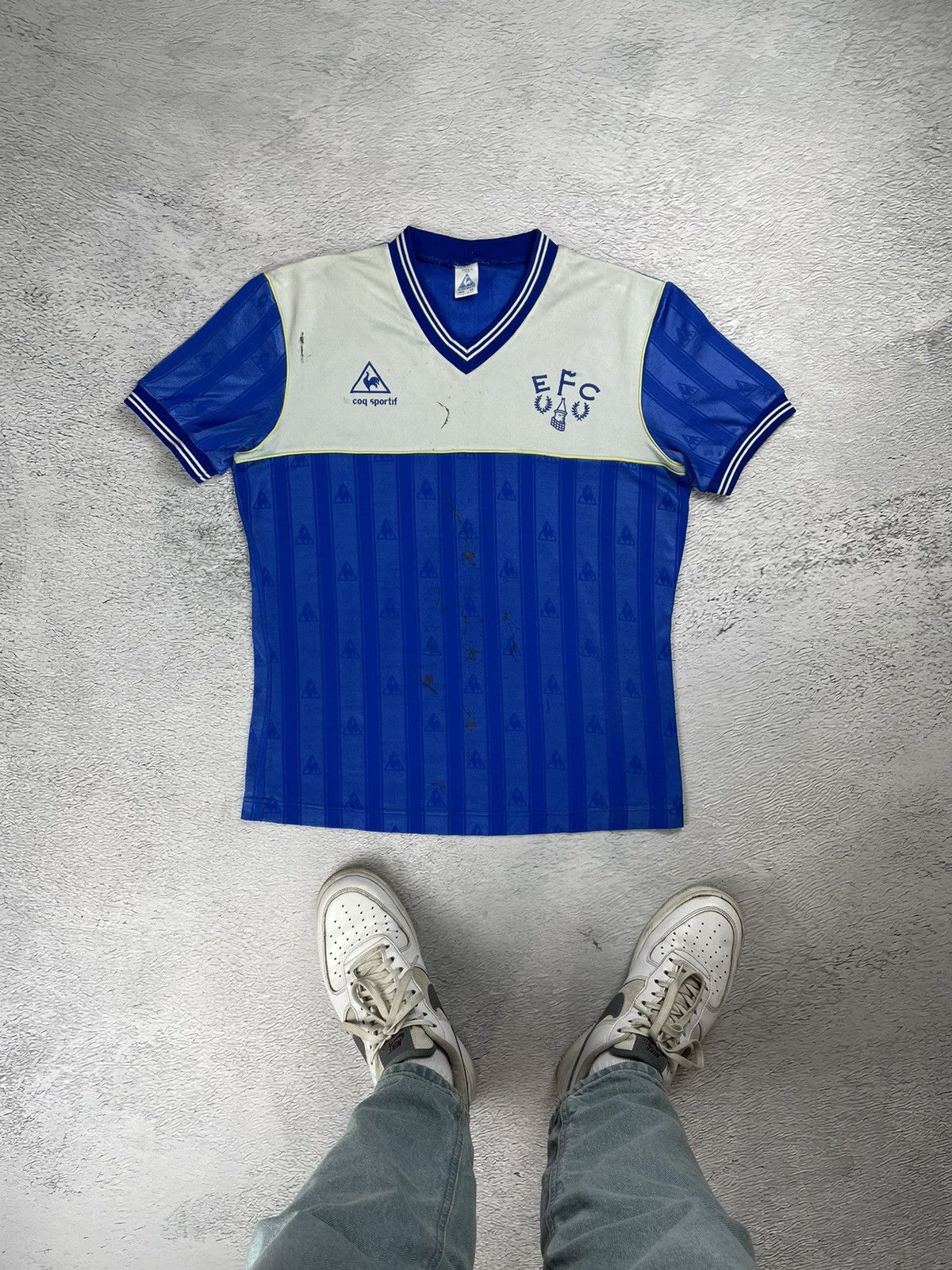 Vintage 80’s Vintage Everton 1985/86 Le Coq Sportif soccer Jersey | Grailed