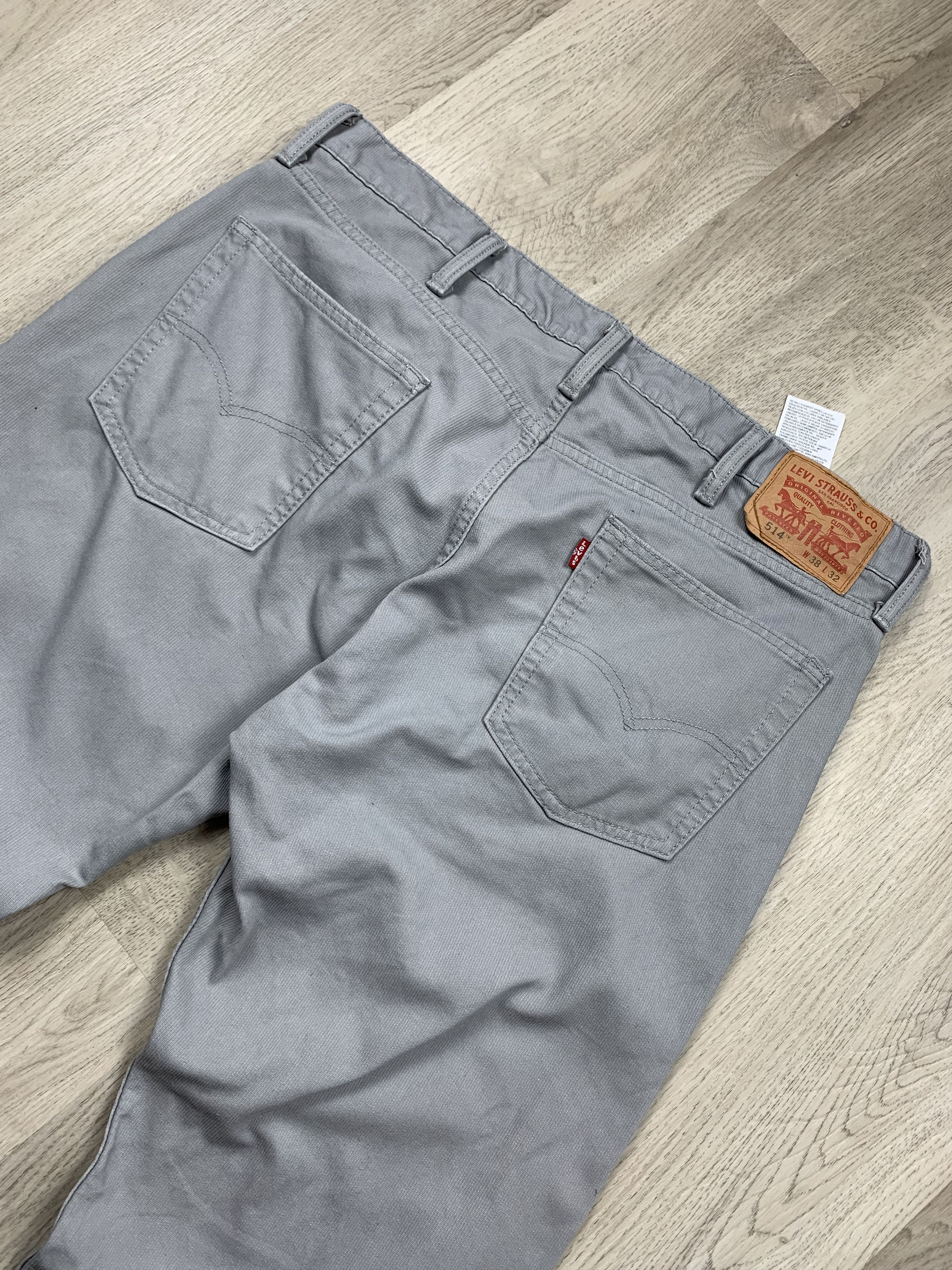 Levi's × Levi's Vintage Clothing × Vintage Levis 514 Vintage Mens Grey Denim Pants Size US 38 / EU 54 - 2 Thumbnail