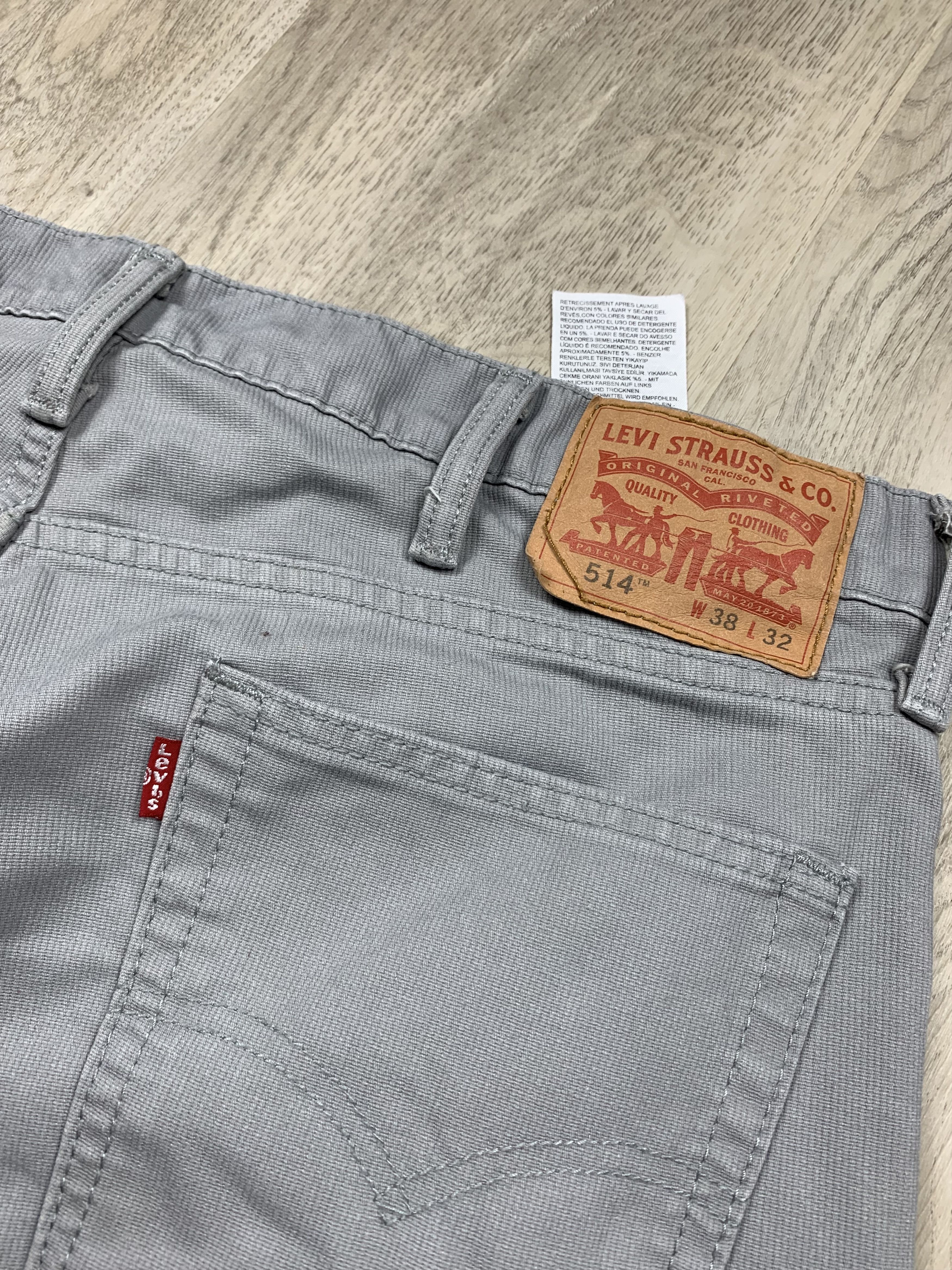 Levi's × Levi's Vintage Clothing × Vintage Levis 514 Vintage Mens Grey Denim Pants Size US 38 / EU 54 - 3 Thumbnail