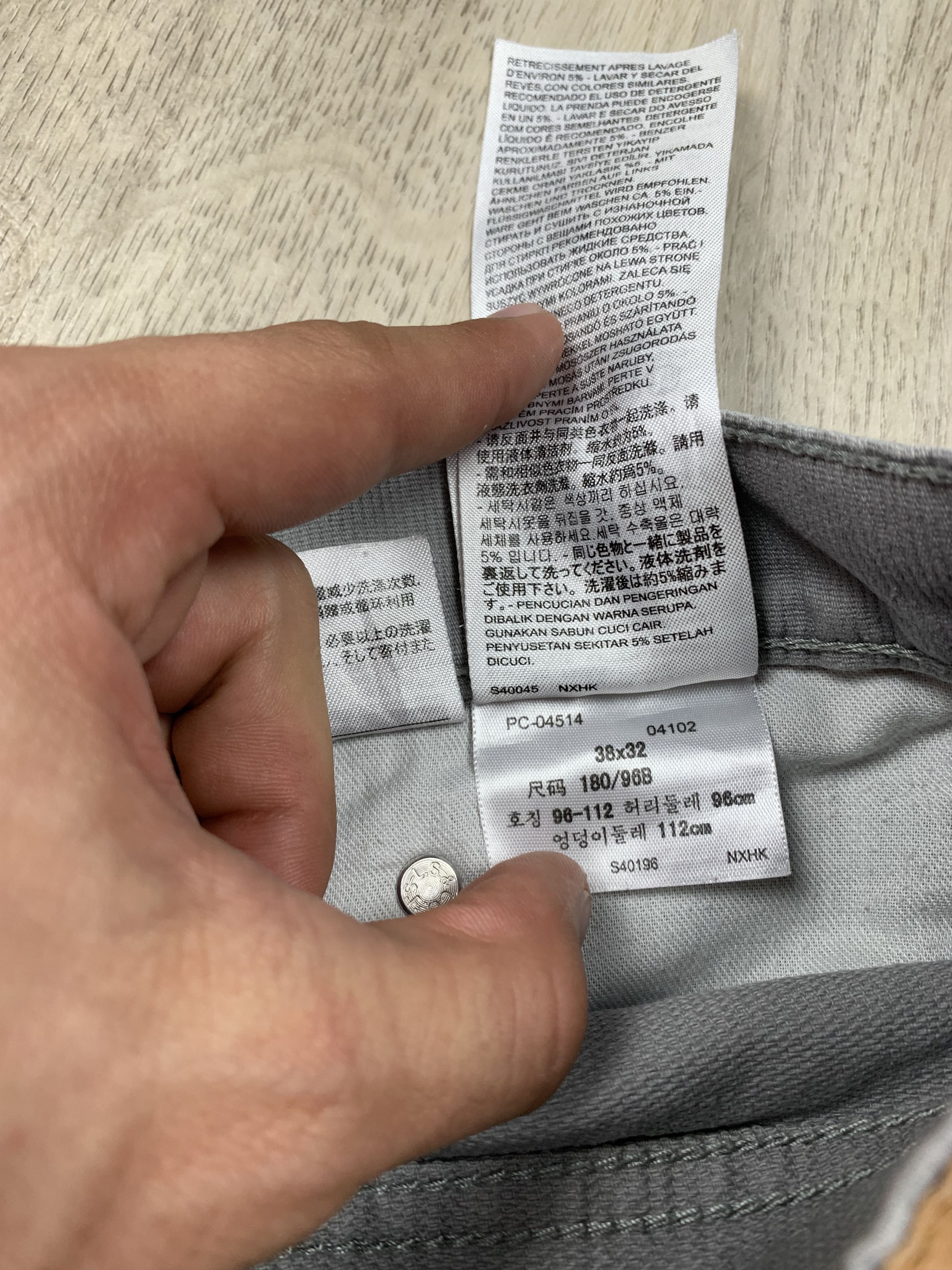 Levi's × Levi's Vintage Clothing × Vintage Levis 514 Vintage Mens Grey Denim Pants Size US 38 / EU 54 - 4 Thumbnail