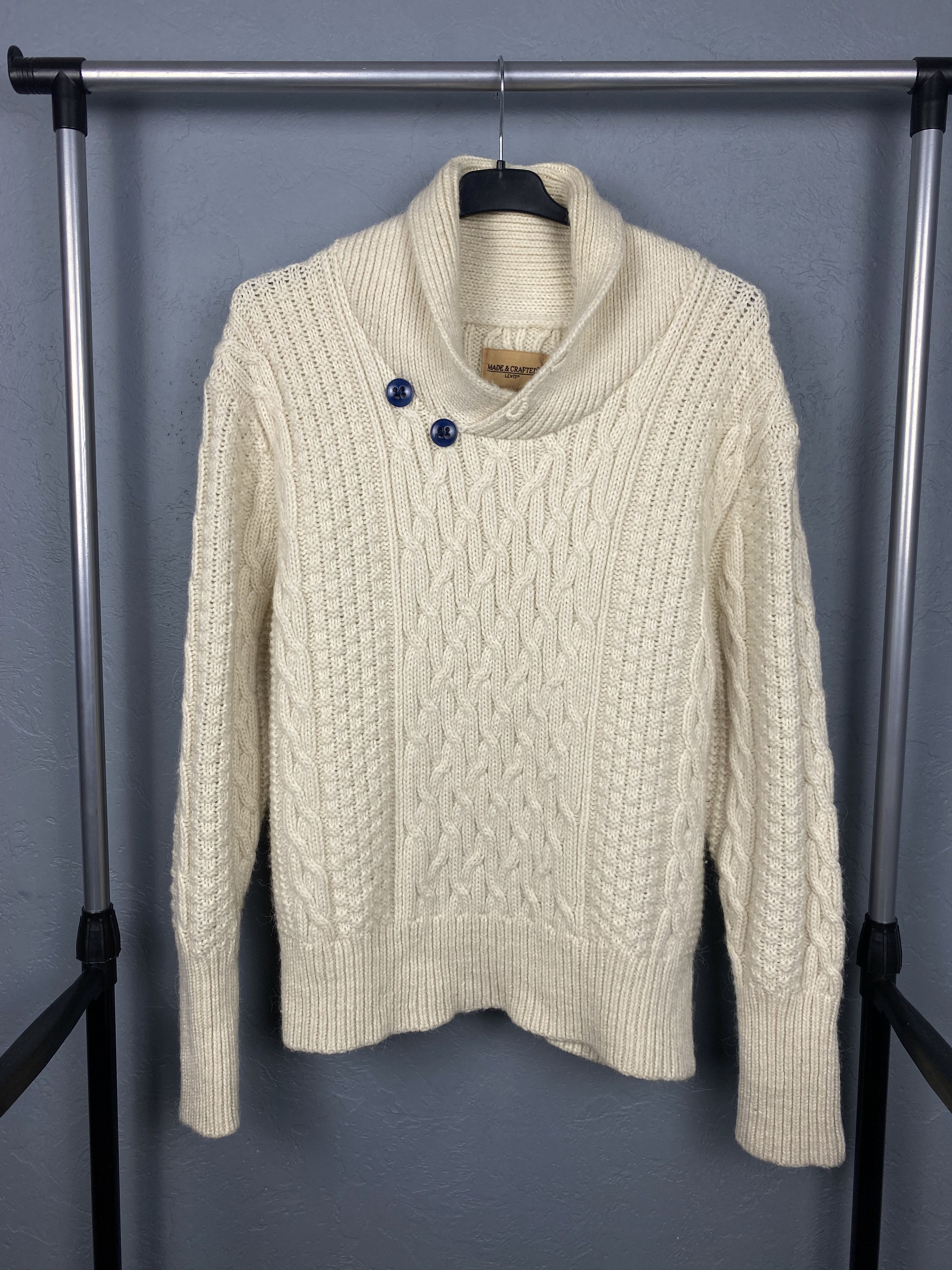 Levi's Made & Crafted Levi's Made & Crafted Vintage Wool Knit Sweater Size US M / EU 48-50 / 2 - 1 Thumbnail
