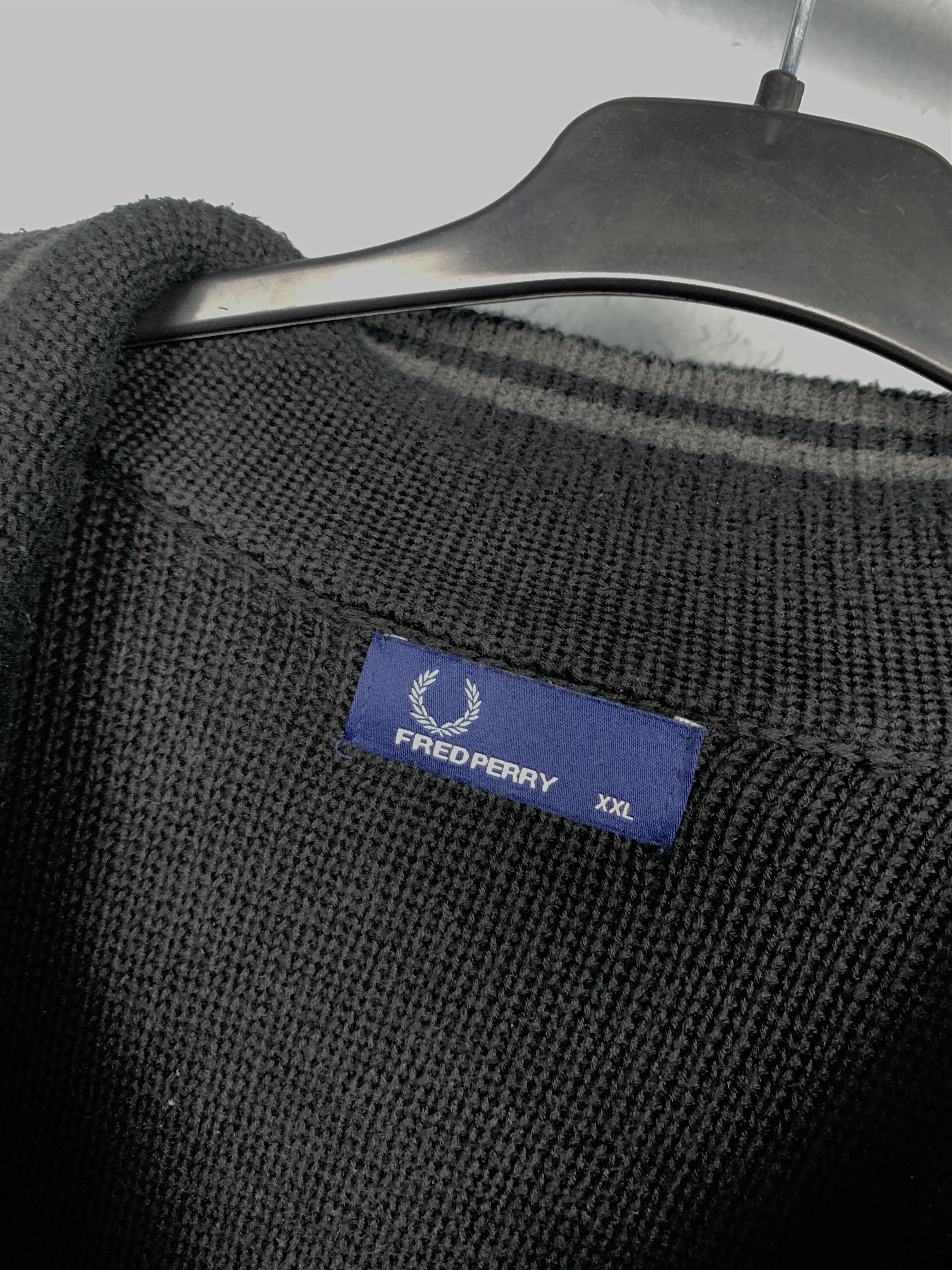 Fred Perry Fred Perry Vintage Mens Cotton Knit Full Zip Sweater Size US XL / EU 56 / 4 - 3 Thumbnail