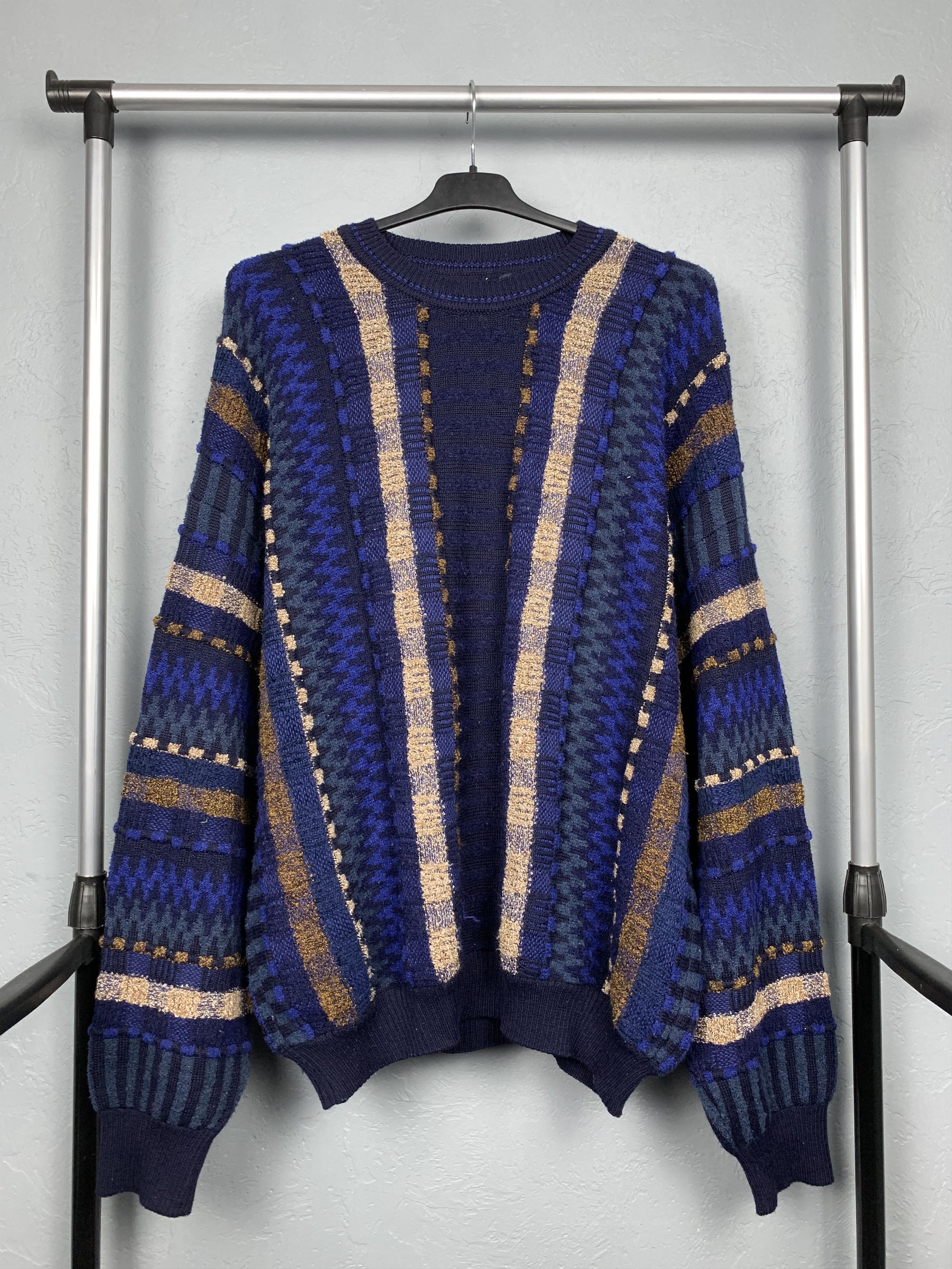 Vintage VINTAGE Knited Sweater Coogi style Size US L / EU 52-54 / 3 - 1 Thumbnail