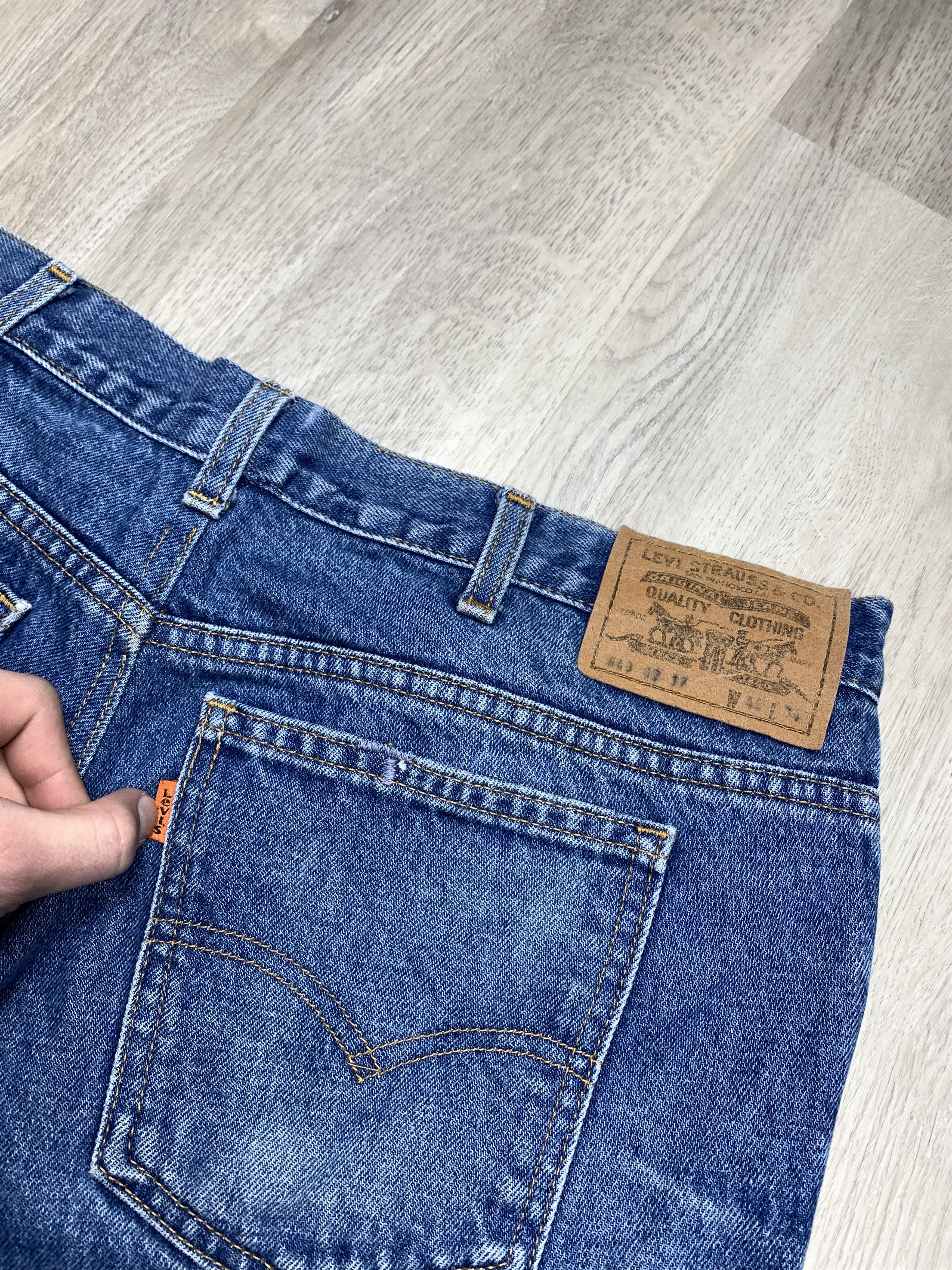 Levi's Levis 643 Vintage Faded Blue Denim Pant Jeans Size US 40 / EU 56 - 3 Thumbnail