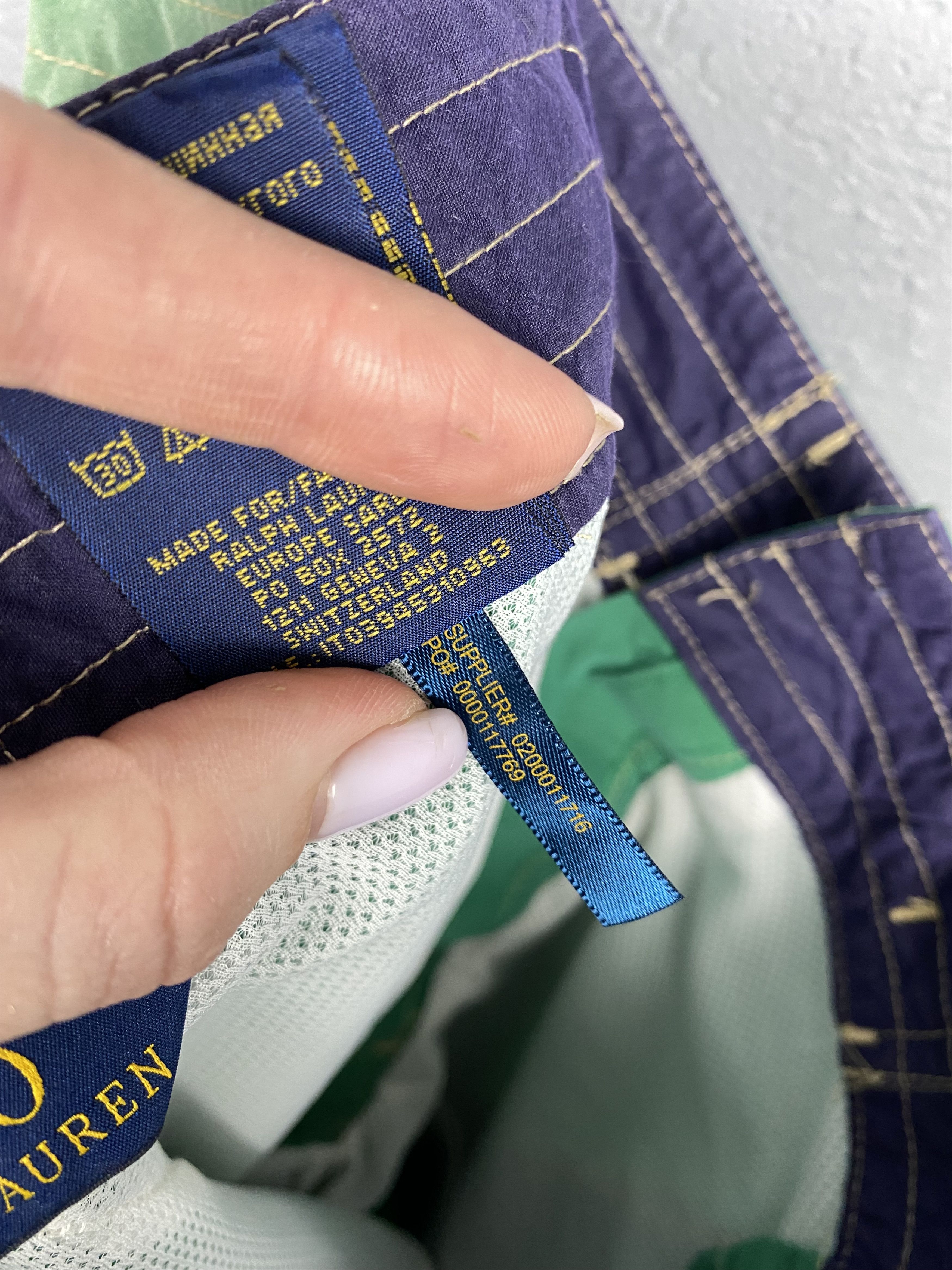 Polo Ralph Lauren × Ralph Lauren × Vintage Polo Ralph Lauren Mens Nylon Shorts Y2K Size US 32 / EU 48 - 9 Thumbnail