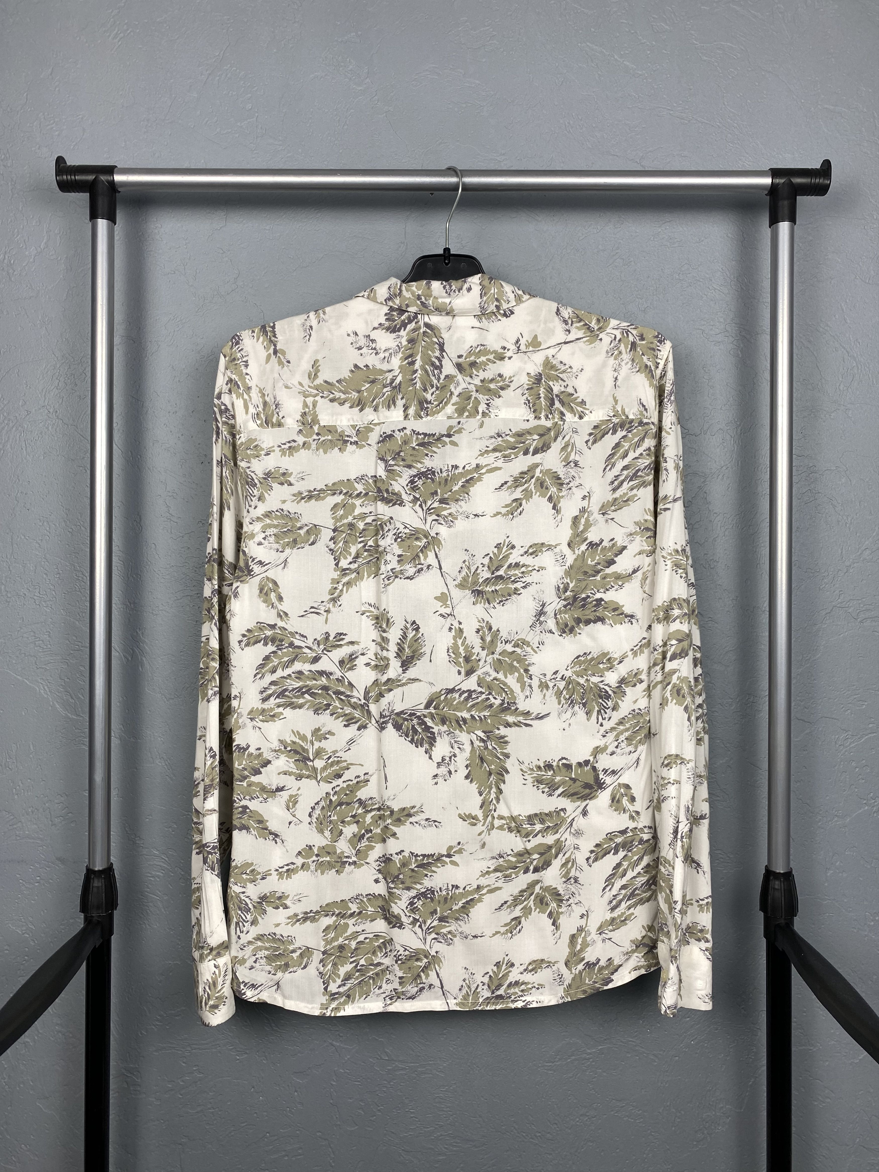 Allsaints Allsaints Vintage Mens Birch Hawaiian Shirt Full Printed Size US S / EU 44-46 / 1 - 5 Thumbnail