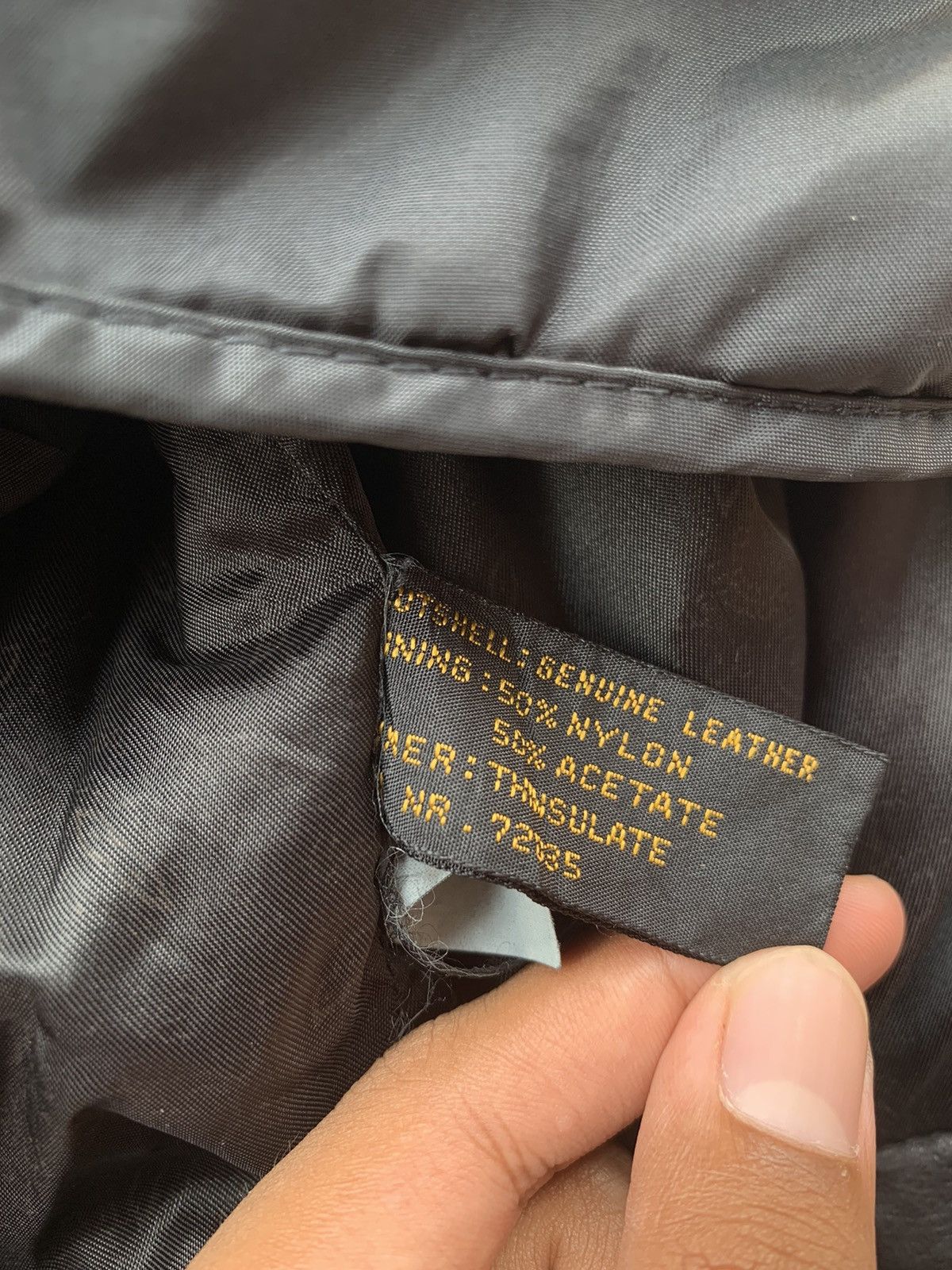 Vintage Vintage Thermal Insulation Exploration Leather Bomber Jacket Size US M / EU 48-50 / 2 - 10 Thumbnail