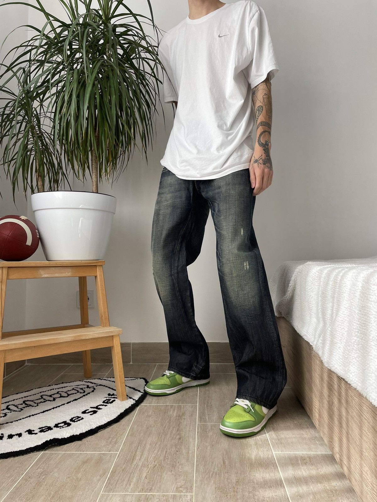 image of Vintage G Star Raw Denim Jeans in Navy, Men's (Size 31)