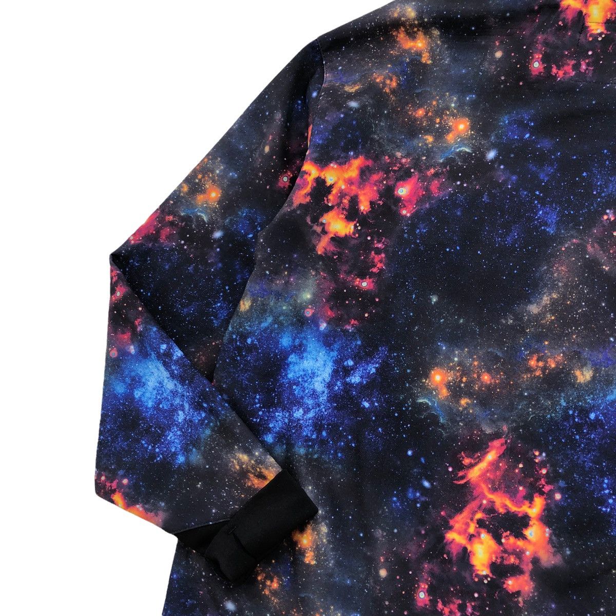 Japanese Brand Find-Out 3D Print Graphic Galaxy Hooded Waterproof Jacket Size US XL / EU 56 / 4 - 12 Thumbnail