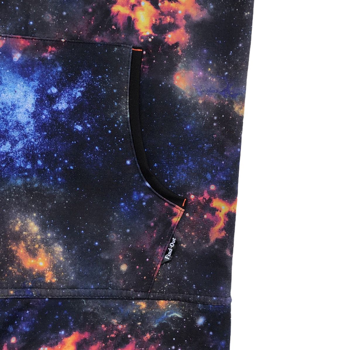 Japanese Brand Find-Out 3D Print Graphic Galaxy Hooded Waterproof Jacket Size US XL / EU 56 / 4 - 8 Thumbnail