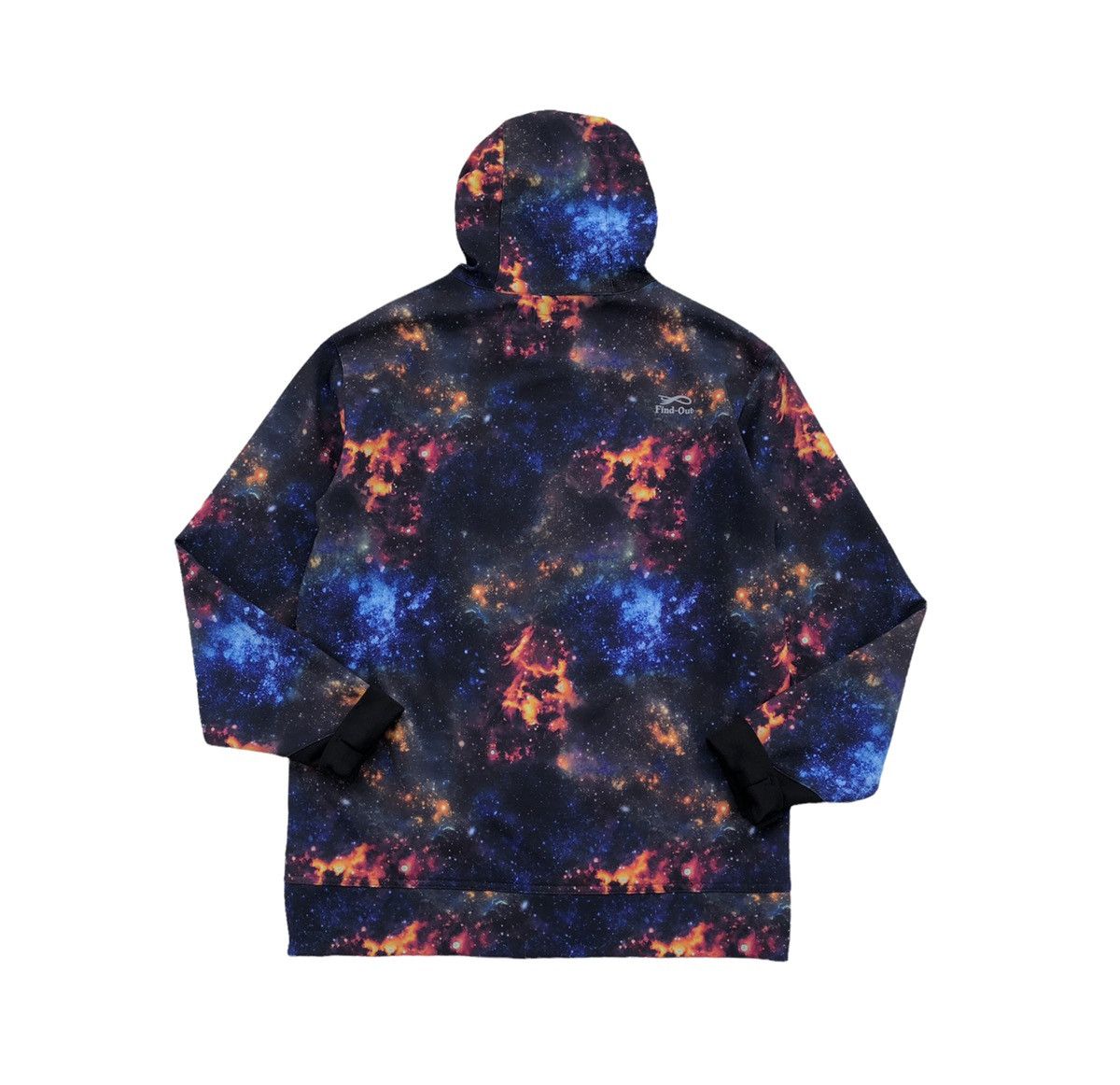 Japanese Brand Find-Out 3D Print Graphic Galaxy Hooded Waterproof Jacket Size US XL / EU 56 / 4 - 10 Thumbnail