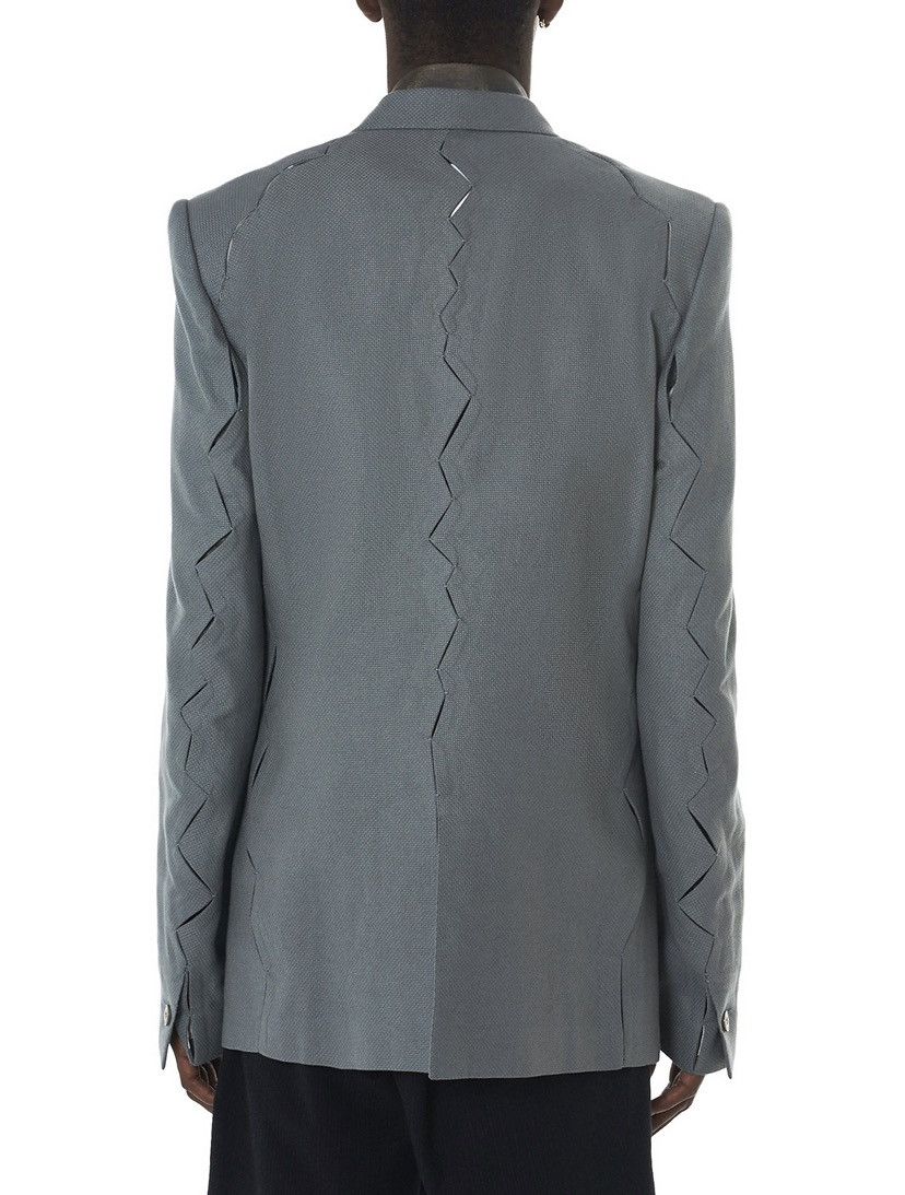 image of Carol Christian Poell x Deepti Grid Crash Seam Jacket J-046S Grid 66 in Grey, Men's (Size Medium)