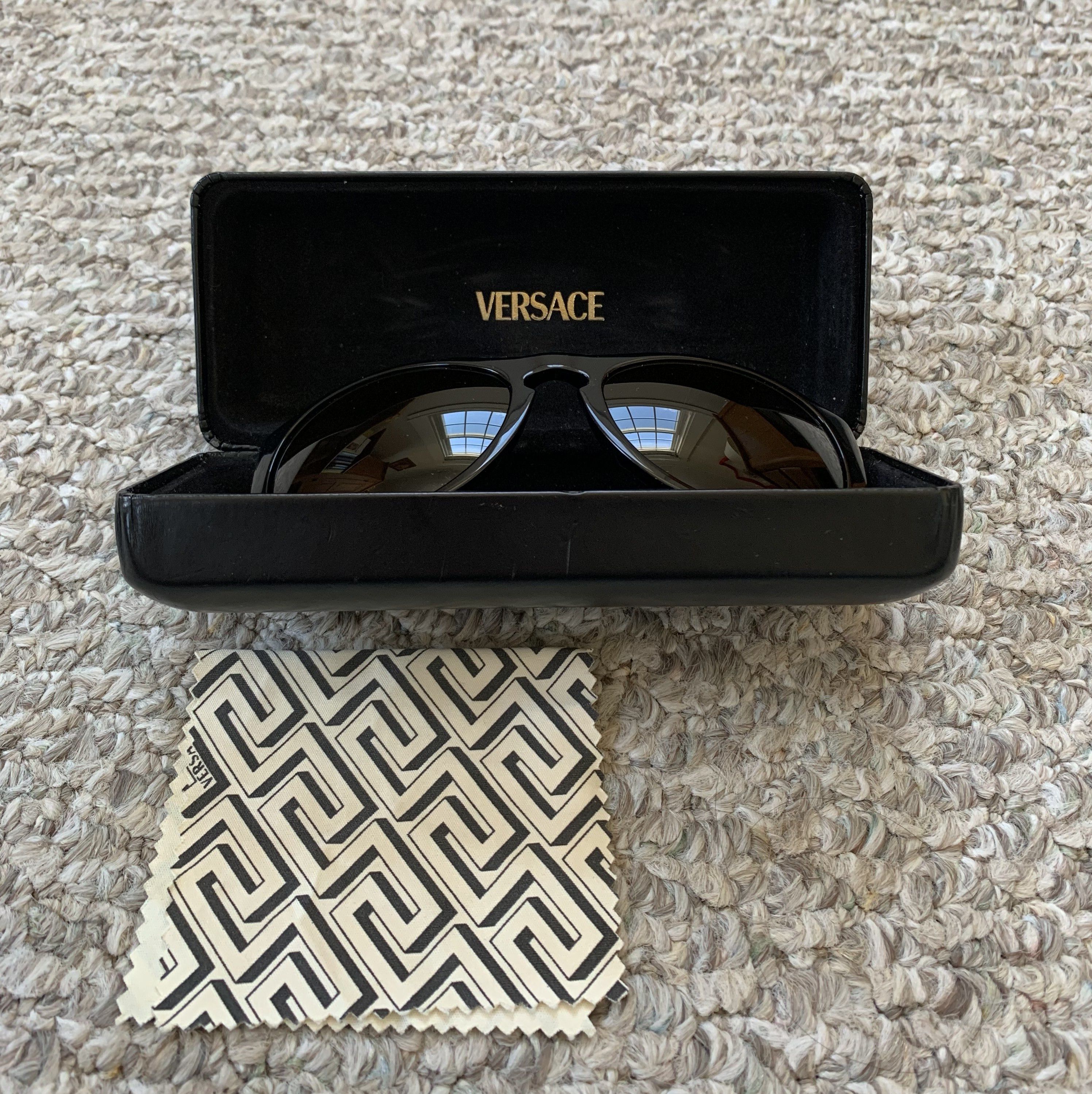 Versace Versace Medusa Sunglasses + Case Size ONE SIZE - 8 Thumbnail
