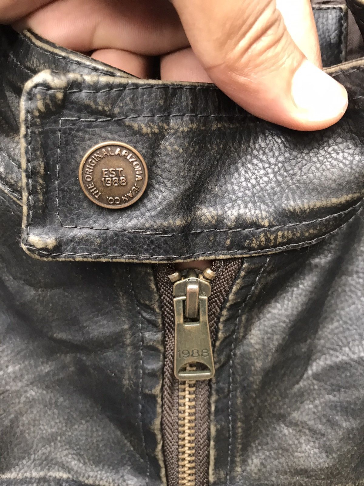 Arizona Jean Co. Arizona Jean Co. Jacket Leather Quality Craftsmanship Size US M / EU 48-50 / 2 - 4 Thumbnail