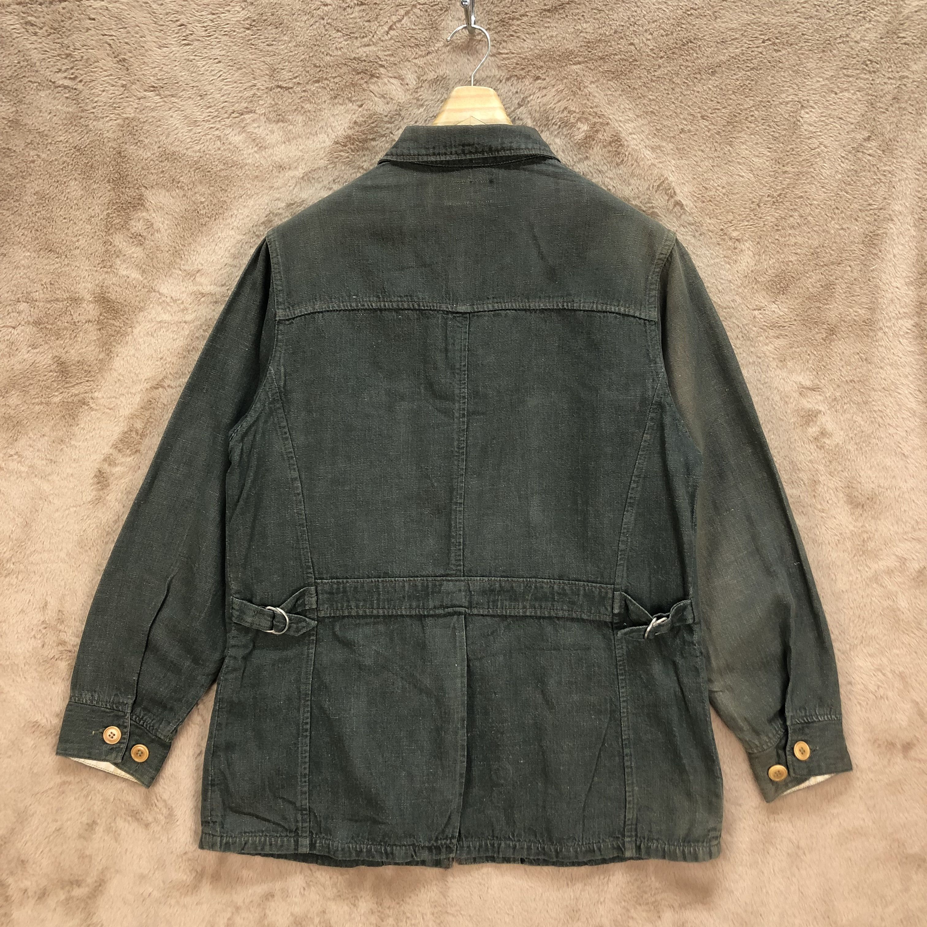 Blue Blue Japan 80's Blue Blue Selvedge Denim Jacket 4 Pocket #1400-59 Size US M / EU 48-50 / 2 - 12 Thumbnail