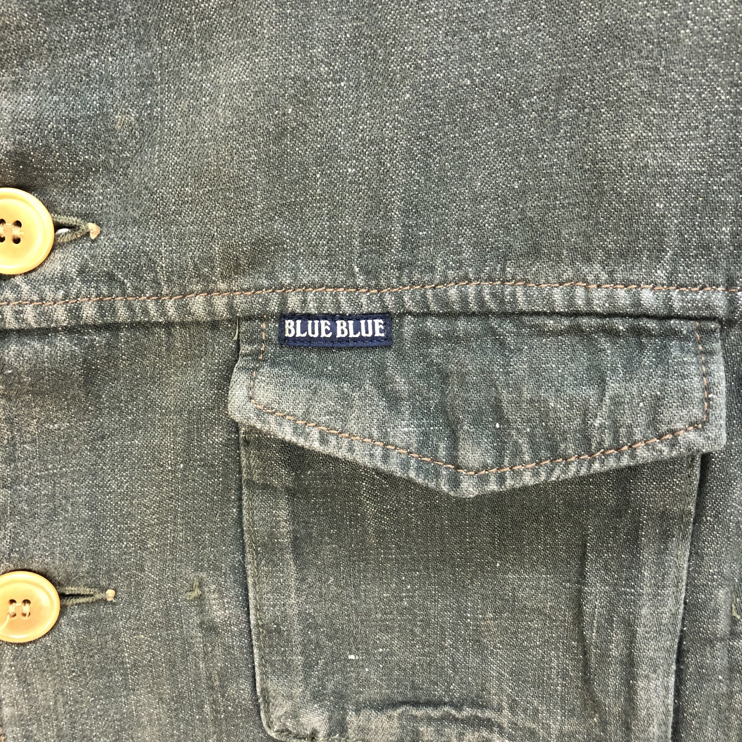 Blue Blue Japan 80's Blue Blue Selvedge Denim Jacket 4 Pocket #1400-59 Size US M / EU 48-50 / 2 - 3 Thumbnail