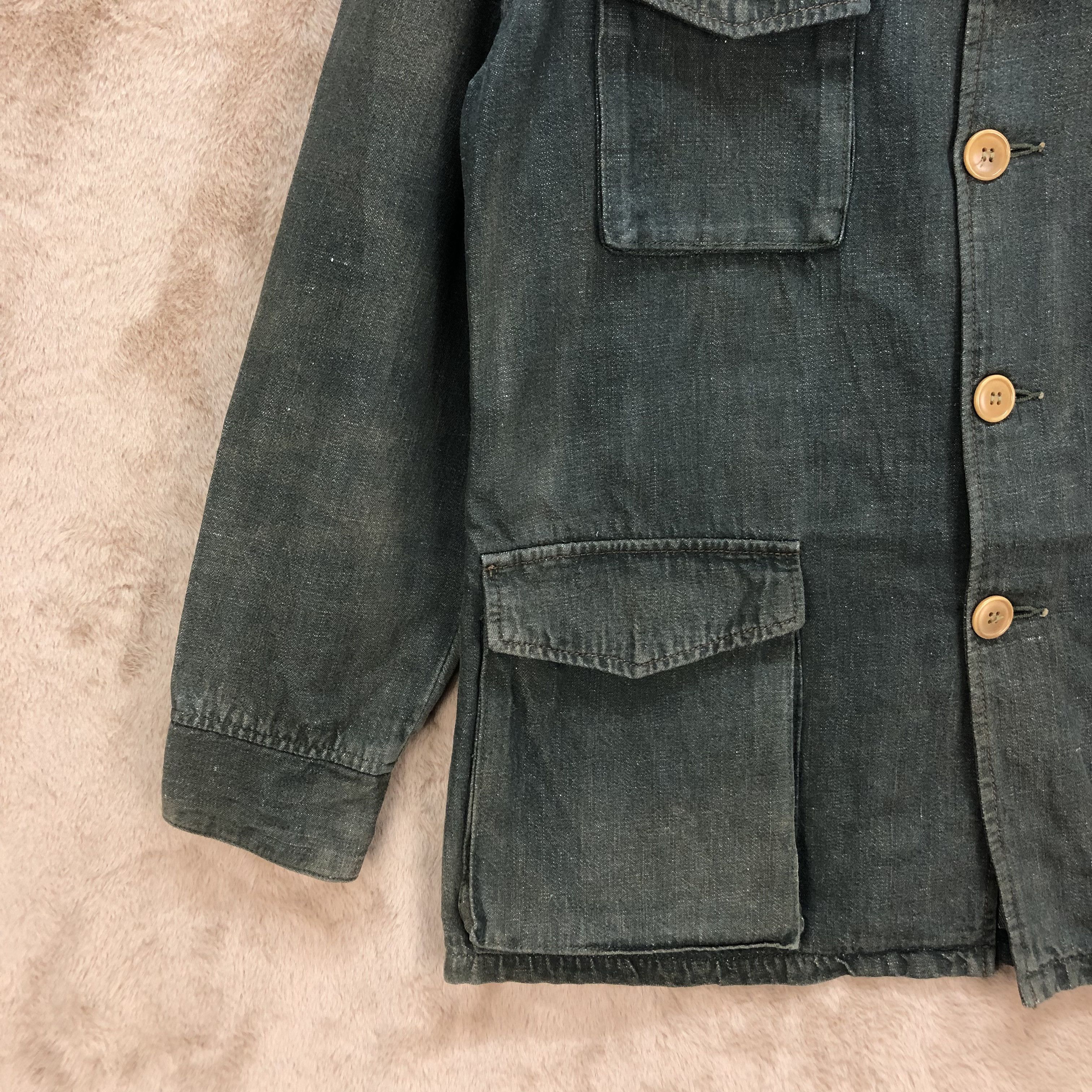Blue Blue Japan 80's Blue Blue Selvedge Denim Jacket 4 Pocket #1400-59 Size US M / EU 48-50 / 2 - 5 Thumbnail