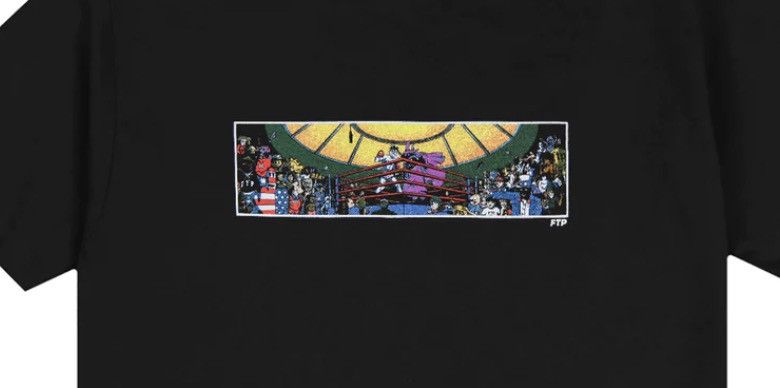 Fuck The Population Brand New FTP Fight Night T-shirt Black