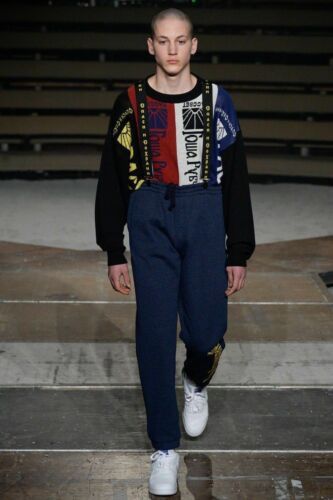 Gosha Rubchinskiy Wool Acrylic Sweater sunrise Black Scarf Paccbet lil peep Size US L / EU 52-54 / 3 - 9 Thumbnail