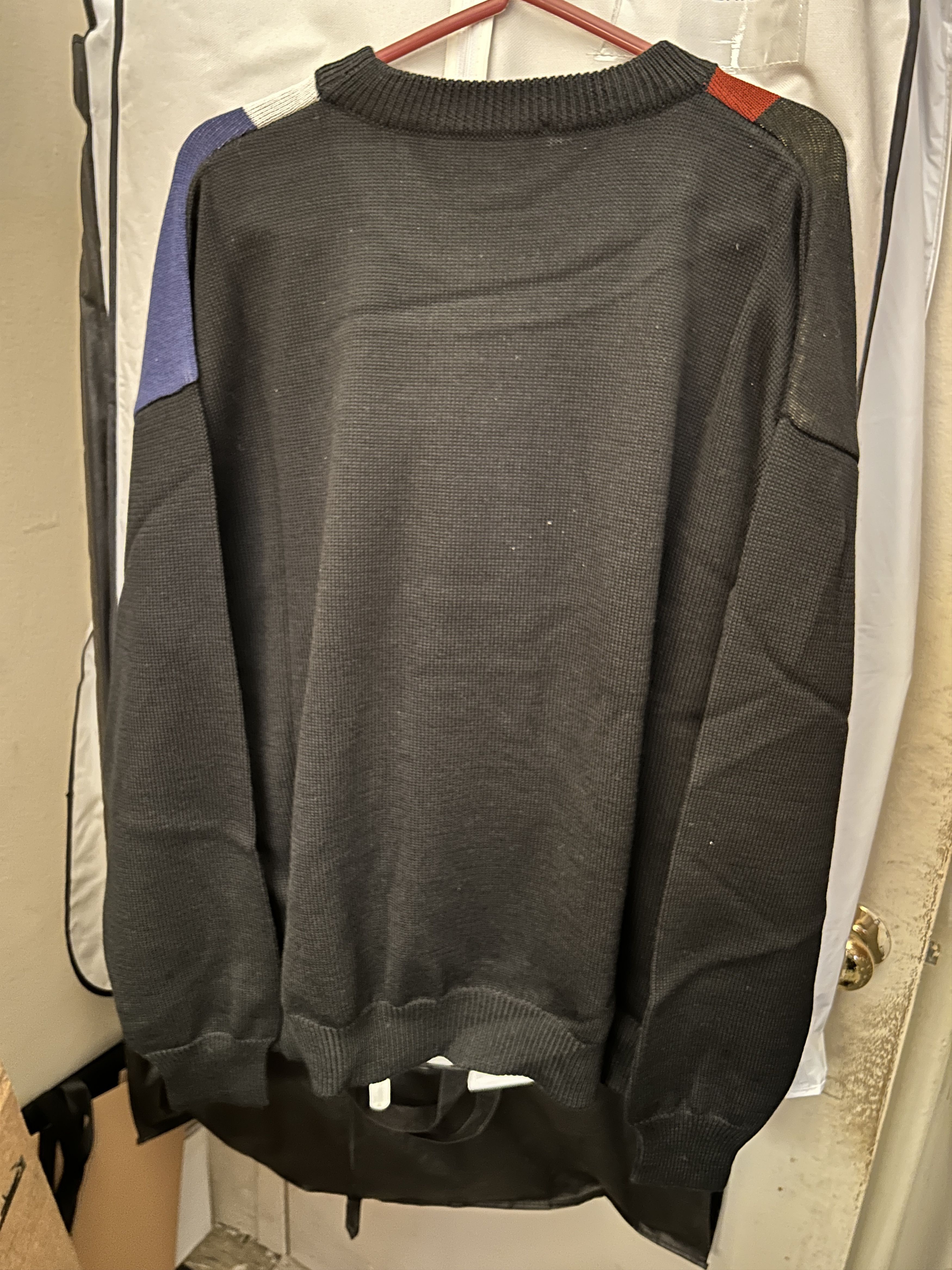 Gosha Rubchinskiy Wool Acrylic Sweater sunrise Black Scarf Paccbet lil peep Size US L / EU 52-54 / 3 - 7 Thumbnail