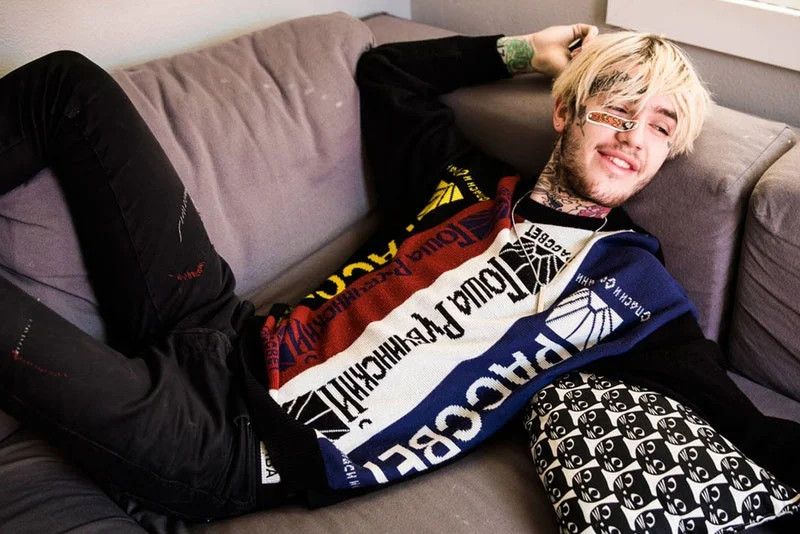 Gosha Rubchinskiy Wool Acrylic Sweater sunrise Black Scarf Paccbet lil peep Size US L / EU 52-54 / 3 - 10 Thumbnail