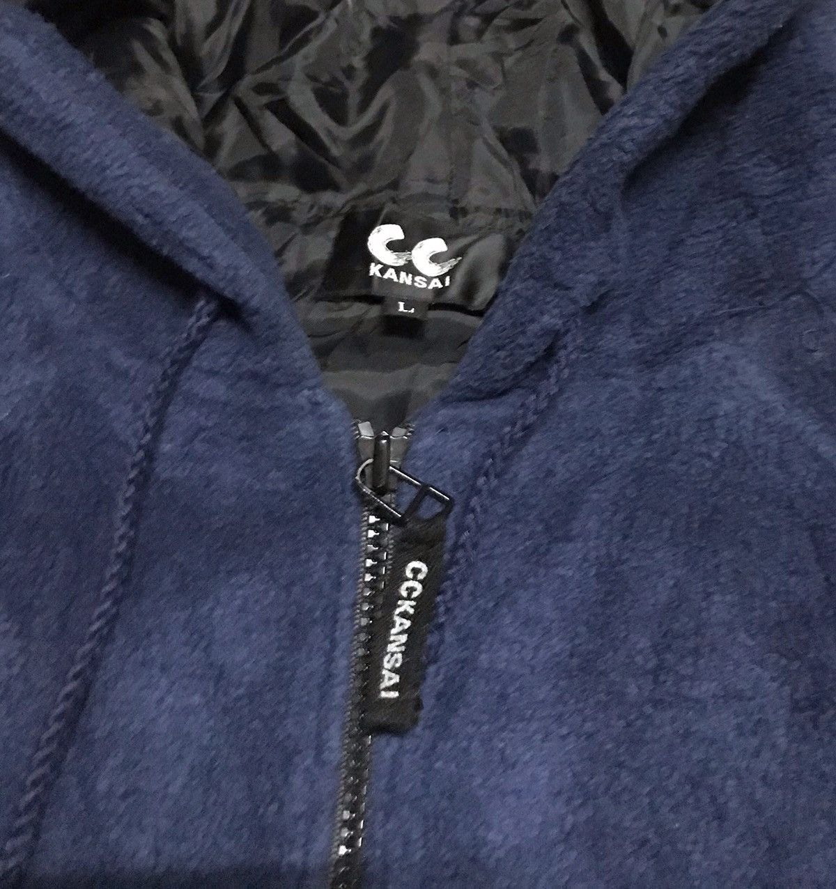 Kansai Yamamoto Kansai fleece jacket hooded Size US L / EU 52-54 / 3 - 2 Thumbnail