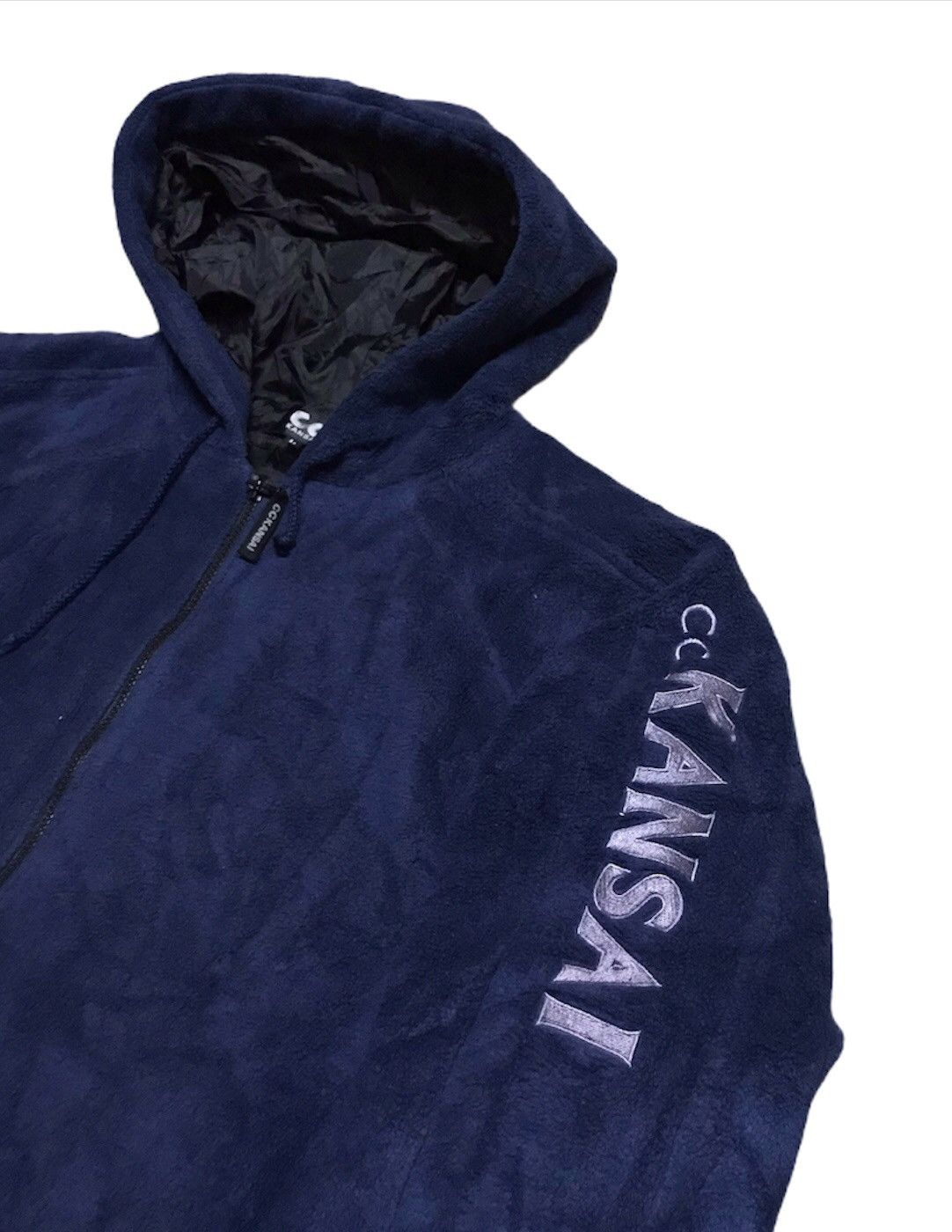 Kansai Yamamoto Kansai fleece jacket hooded Size US L / EU 52-54 / 3 - 3 Thumbnail