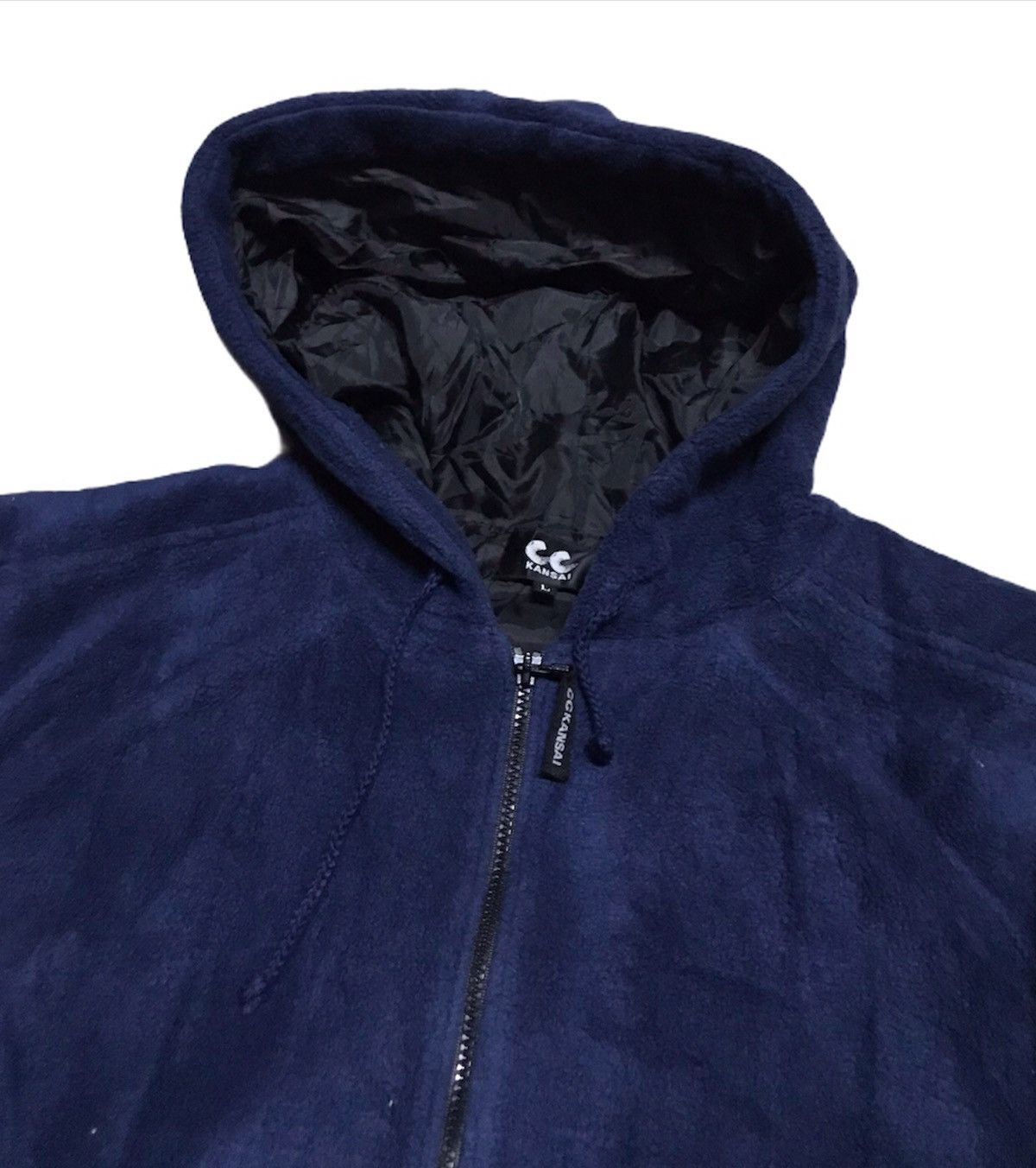Kansai Yamamoto Kansai fleece jacket hooded Size US L / EU 52-54 / 3 - 4 Thumbnail