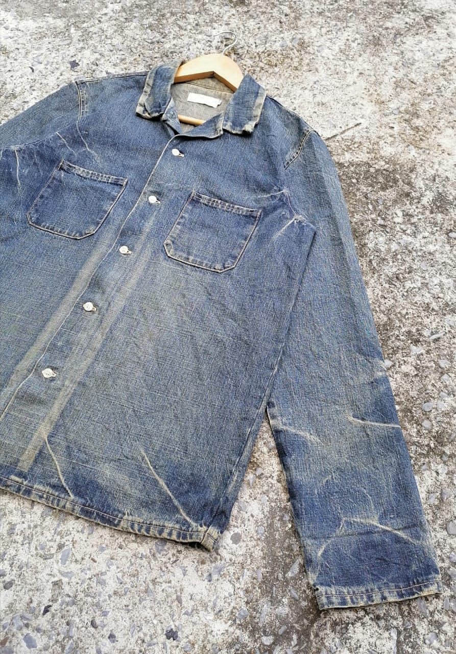 Japanese Brand × Spellbound Spellbound Denim Style Longsleeve Buttons Shirt Size US M / EU 48-50 / 2 - 3 Thumbnail