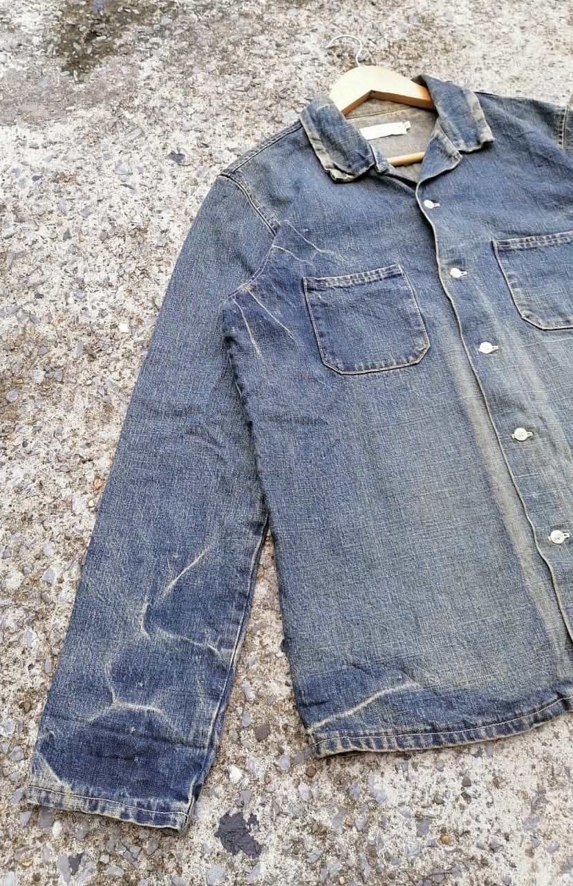 Japanese Brand × Spellbound Spellbound Denim Style Longsleeve Buttons Shirt Size US M / EU 48-50 / 2 - 2 Thumbnail