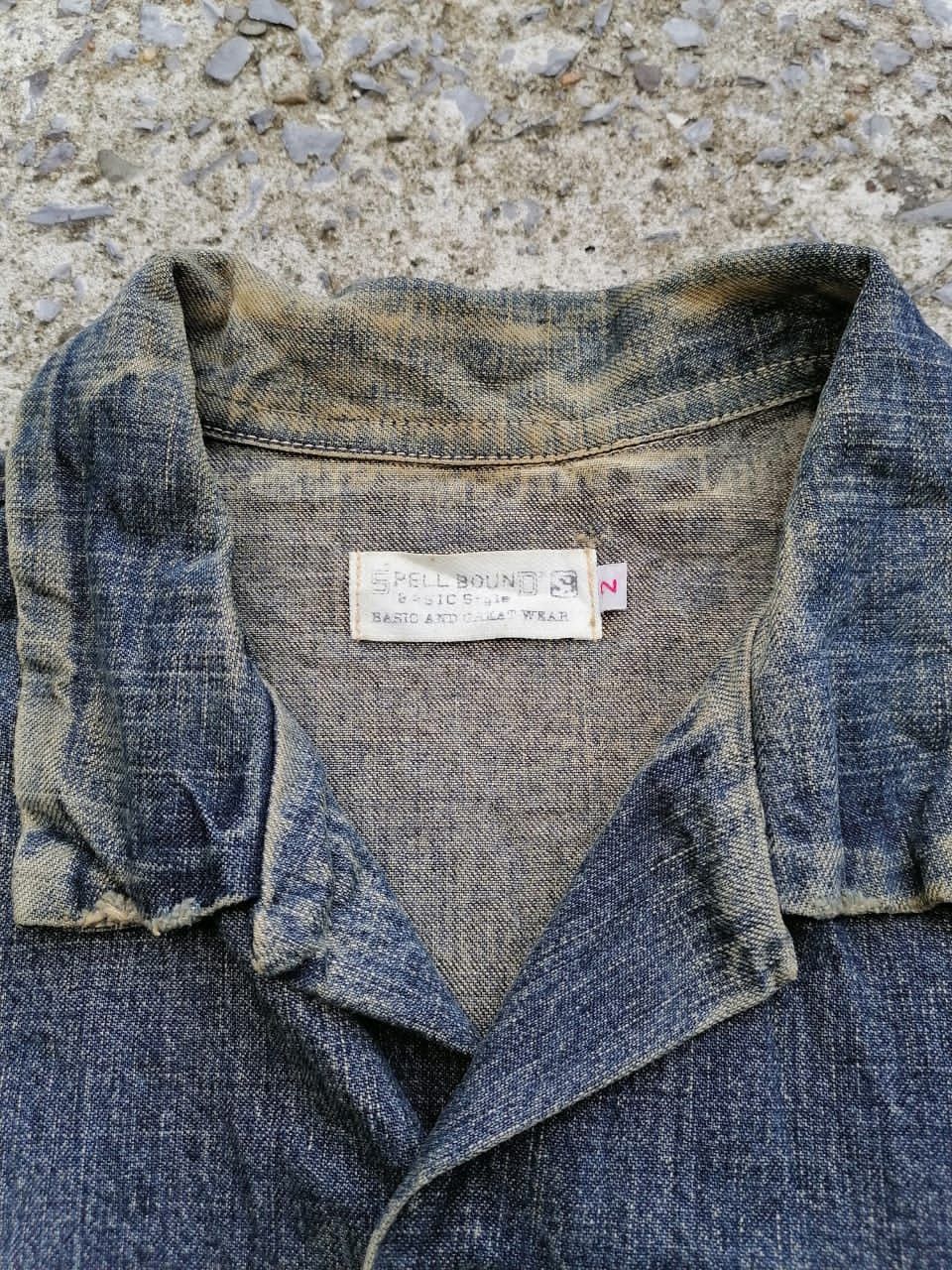 Japanese Brand × Spellbound Spellbound Denim Style Longsleeve Buttons Shirt Size US M / EU 48-50 / 2 - 4 Thumbnail