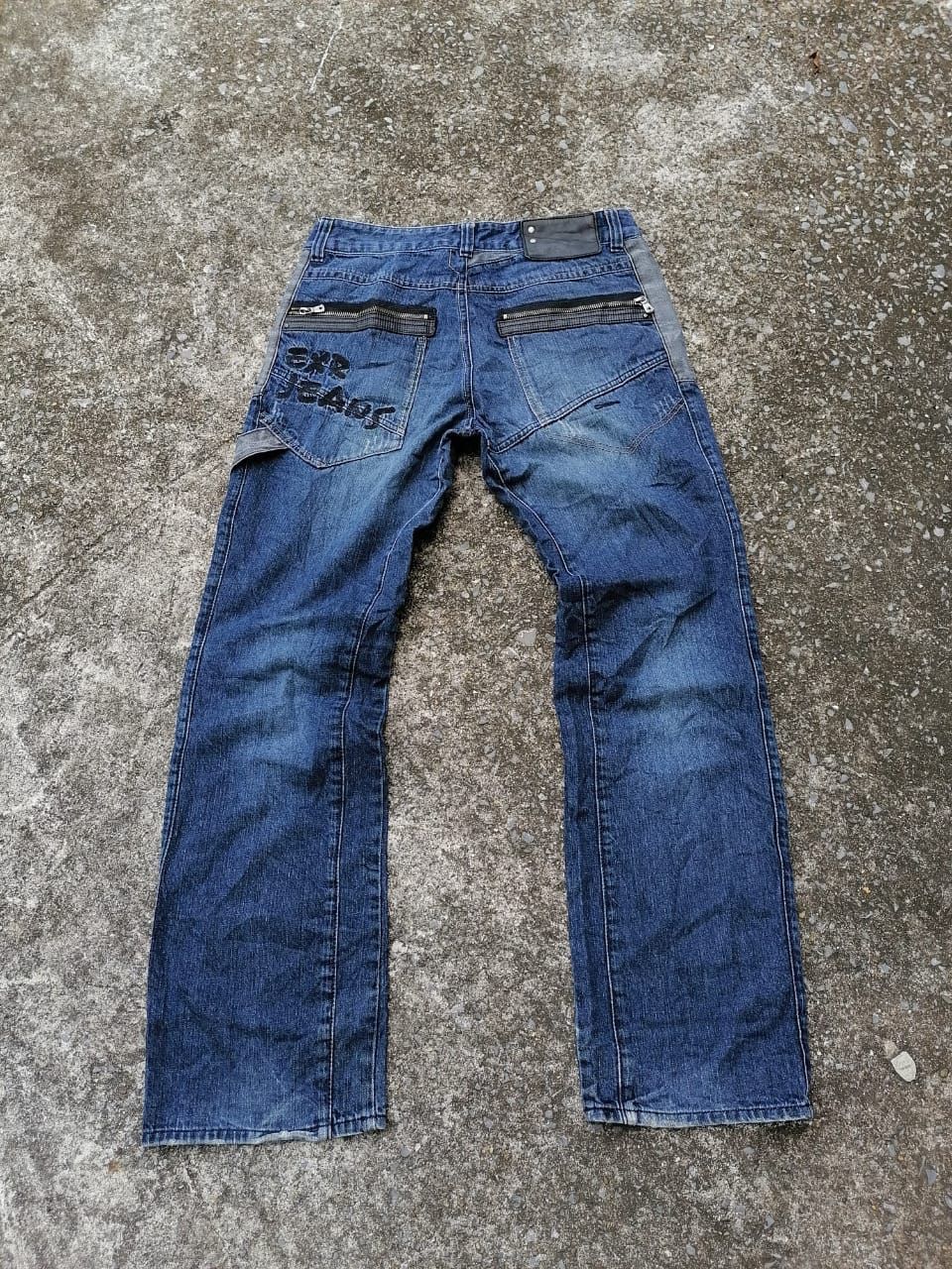 Designer EXR Nice Design Denim Jeans Size US 32 / EU 48 - 2 Thumbnail