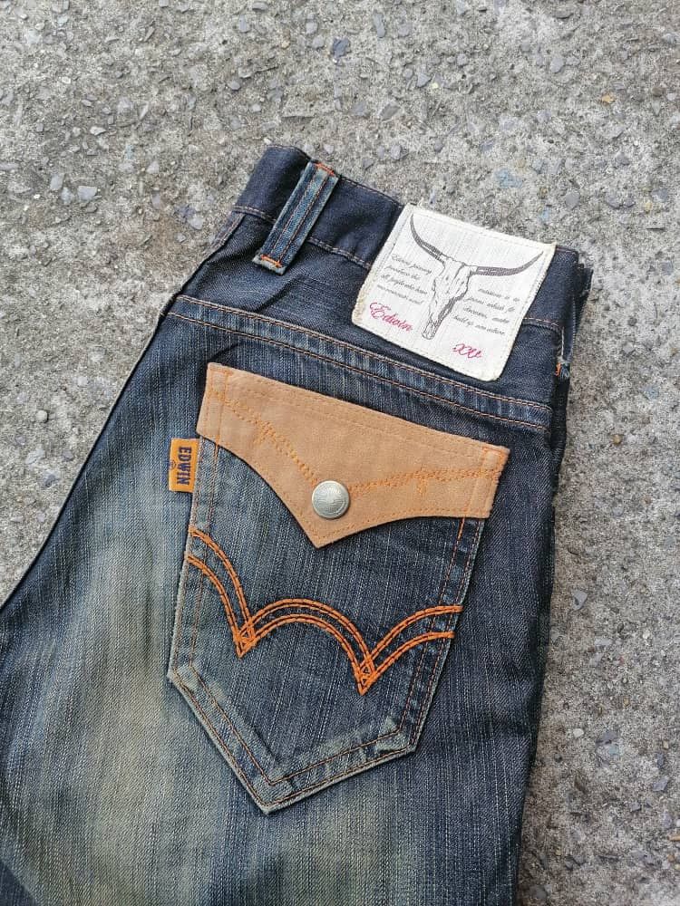Edwin × Japanese Brand Edwin XV Straight Cut Denim Jeans Size US 34 / EU 50 - 4 Thumbnail