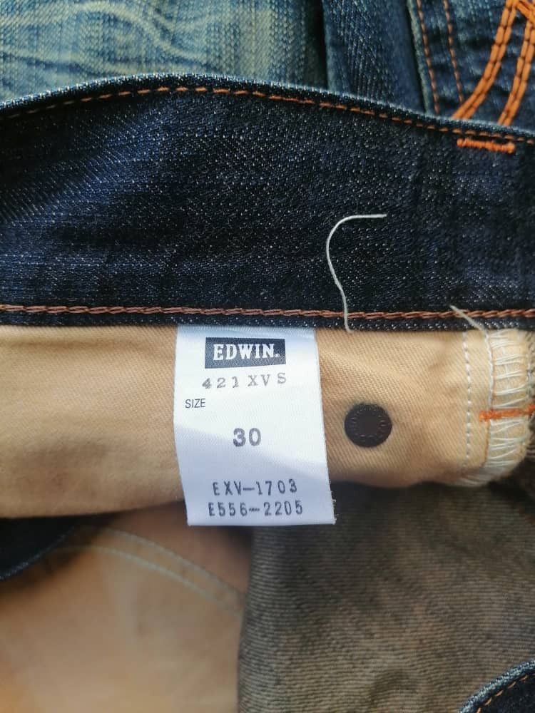 Edwin × Japanese Brand Edwin XV Straight Cut Denim Jeans Size US 34 / EU 50 - 3 Thumbnail