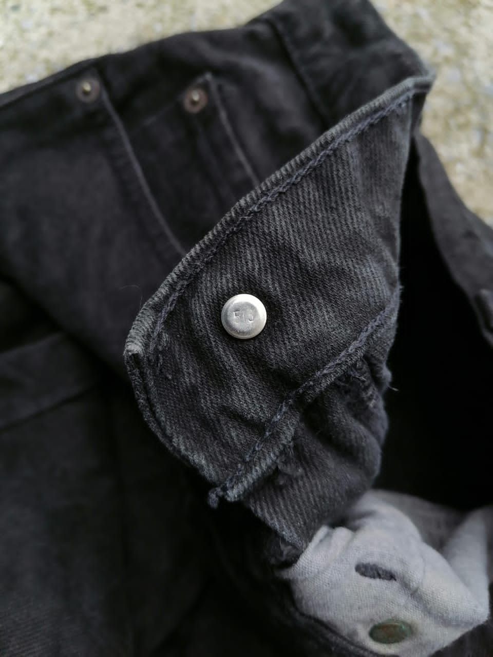 Levi's × Levi's Vintage Clothing Levi's Strauss 505 Regular Fit Straight Leg Black Jeans Size US 31 - 4 Thumbnail