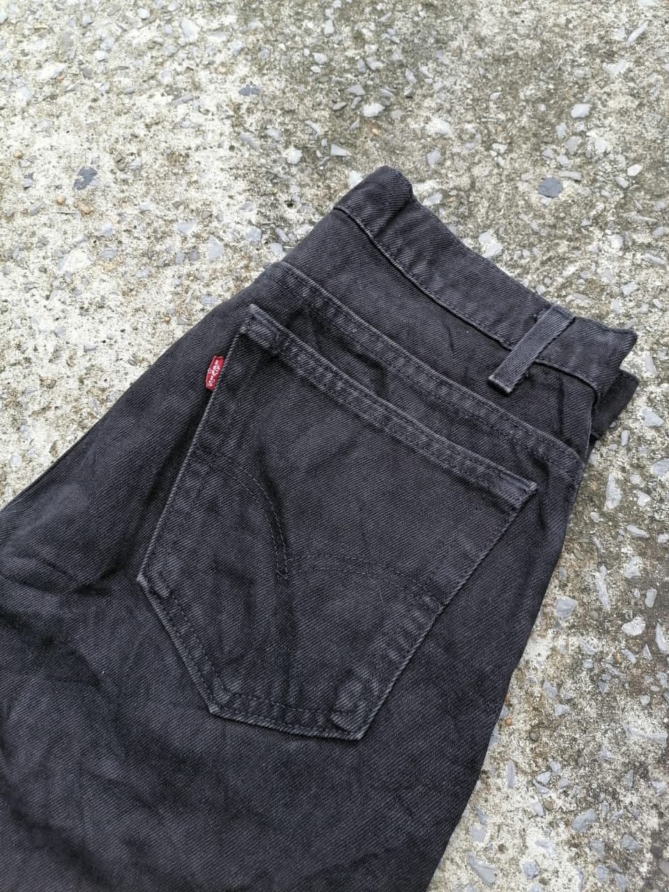 Levi's × Levi's Vintage Clothing Levi's Strauss 505 Regular Fit Straight Leg Black Jeans Size US 31 - 6 Thumbnail