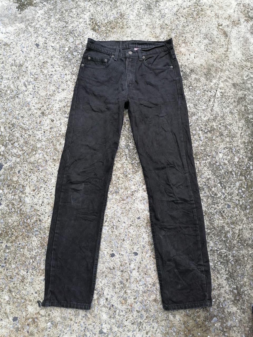 Levi's × Levi's Vintage Clothing Levi's Strauss 505 Regular Fit Straight Leg Black Jeans Size US 31 - 1 Thumbnail