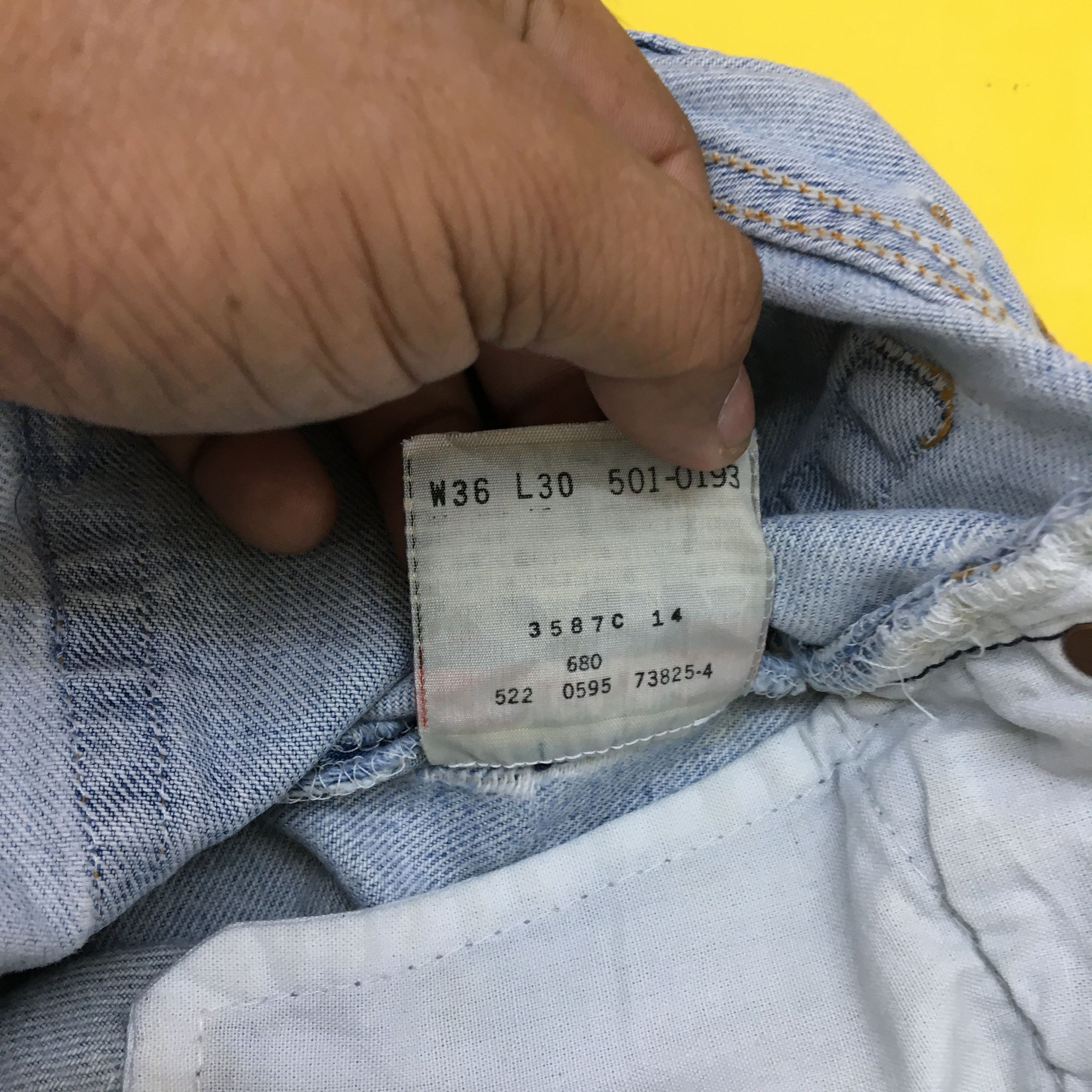 Levi's Vintage Levis 501 Jeans Navajo Reworked Levis Denim Pants Size US 32 / EU 48 - 14 Thumbnail