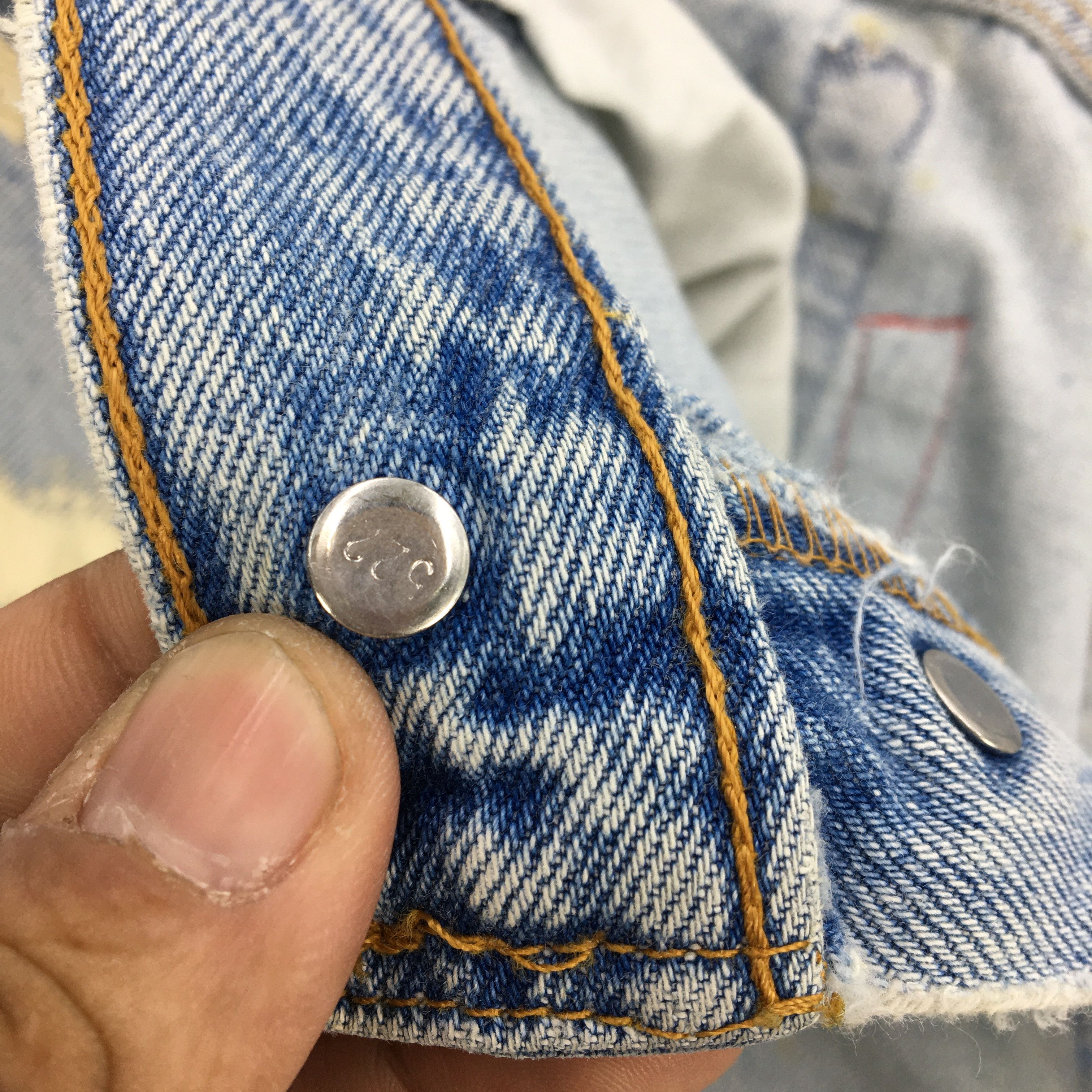 Levi's Vintage Levis 501 Jeans Navajo Reworked Levis Denim Pants Size US 32 / EU 48 - 11 Thumbnail