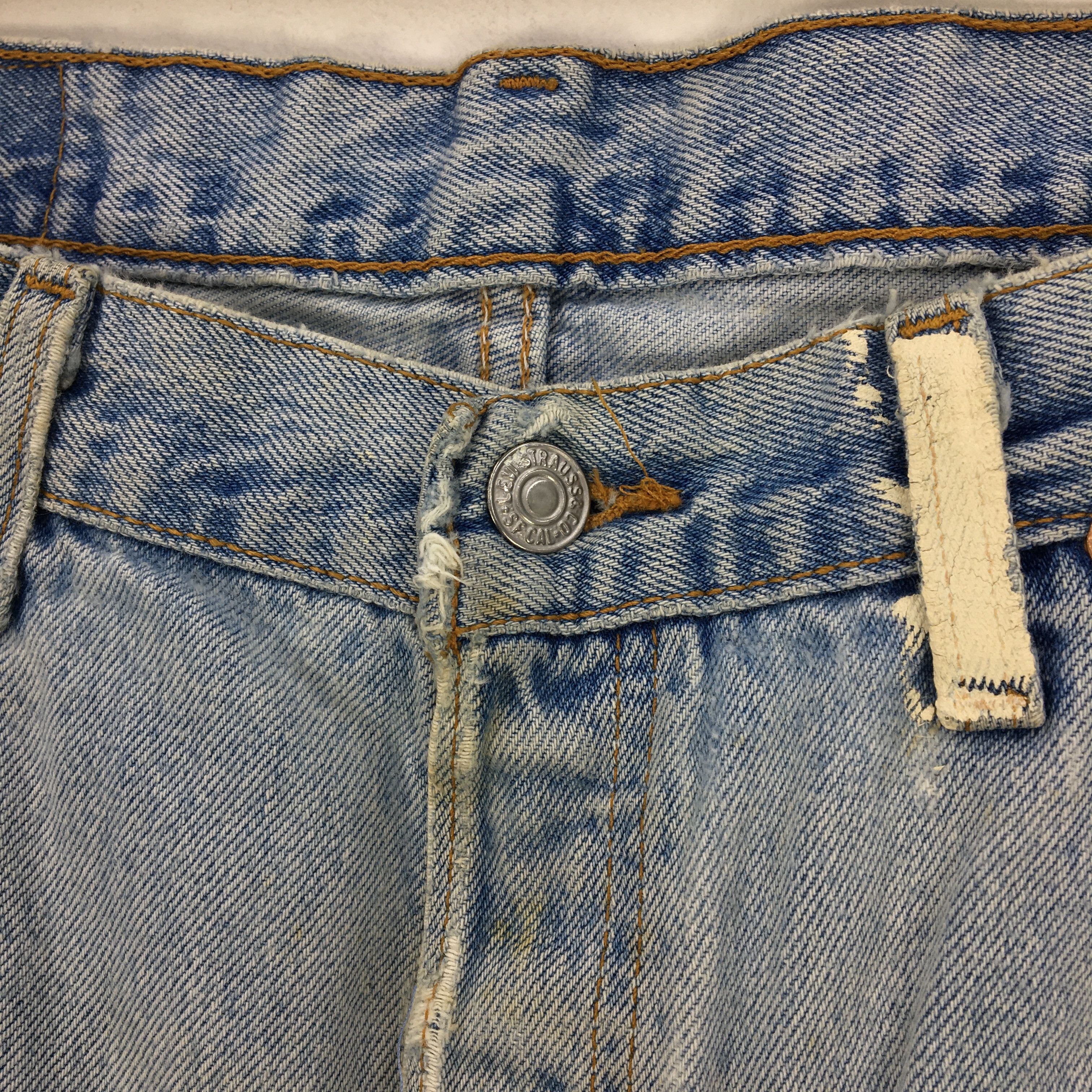 Levi's Vintage Levis 501 Jeans Navajo Reworked Levis Denim Pants Size US 32 / EU 48 - 9 Thumbnail