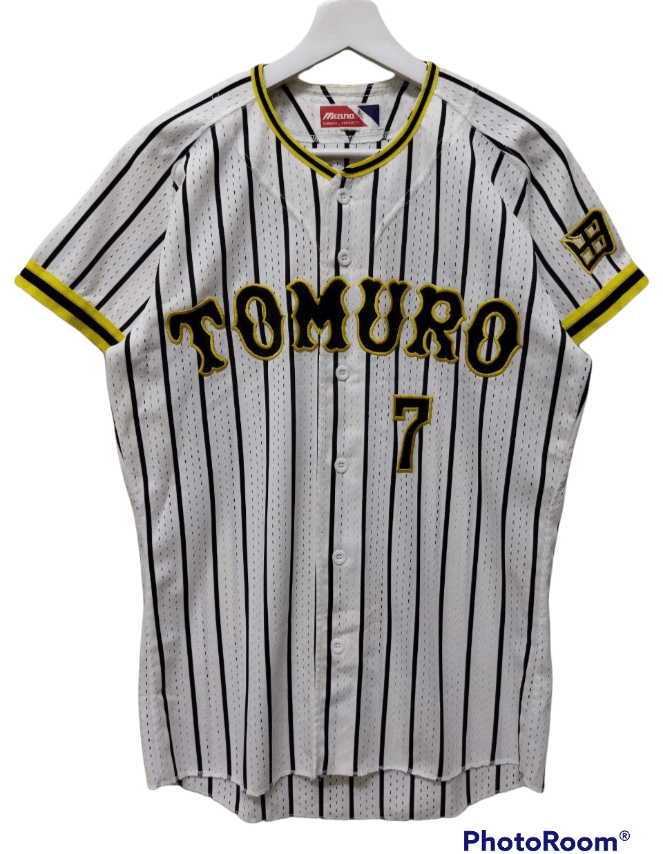 Japanese Brand Vintage Mizuno Tomuro #7 Baseball Jersey Size US L / EU 52-54 / 3 - 1 Thumbnail