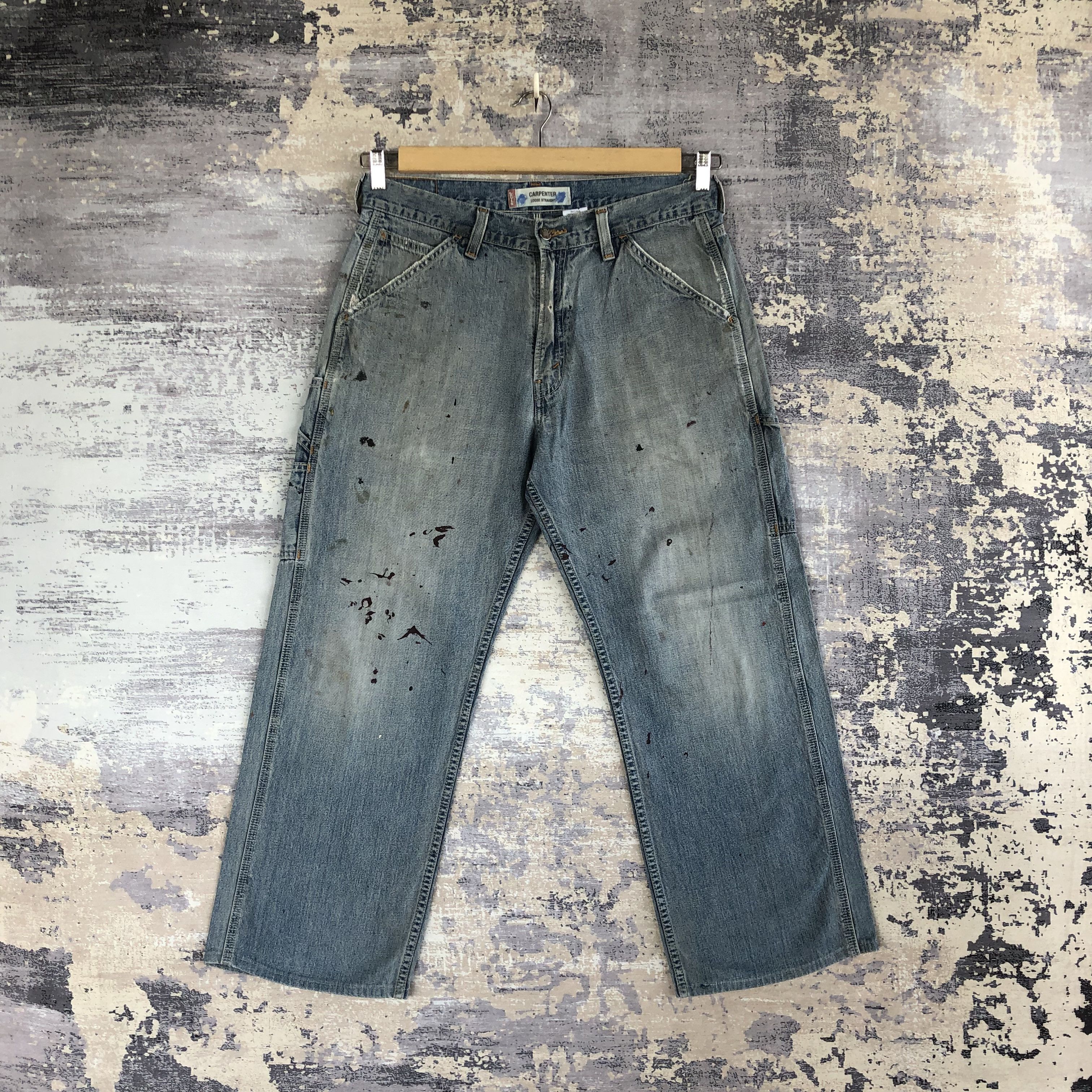 Levi's Vintage Levis Jeans Levis 640 Carpenter Baggy Workers Denim Size US 34 / EU 50 - 1 Thumbnail